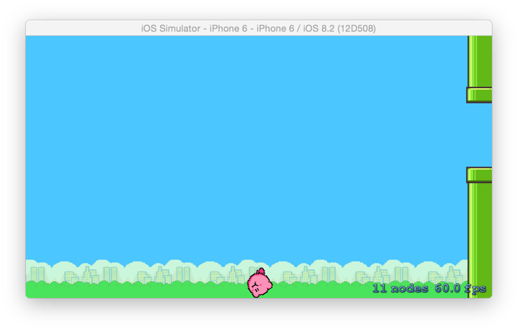 Flappy Bird-spelervaring-skermkiekie Muurpapier