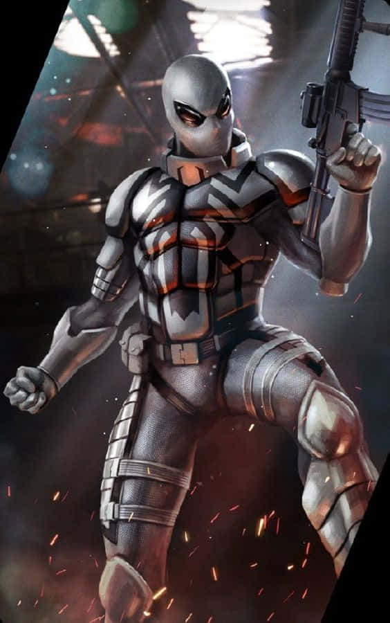 Flash Thompson in Aksie Muurpapier