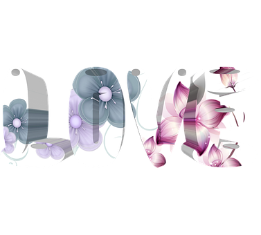 Florale Liefde Grafika Muurpapier