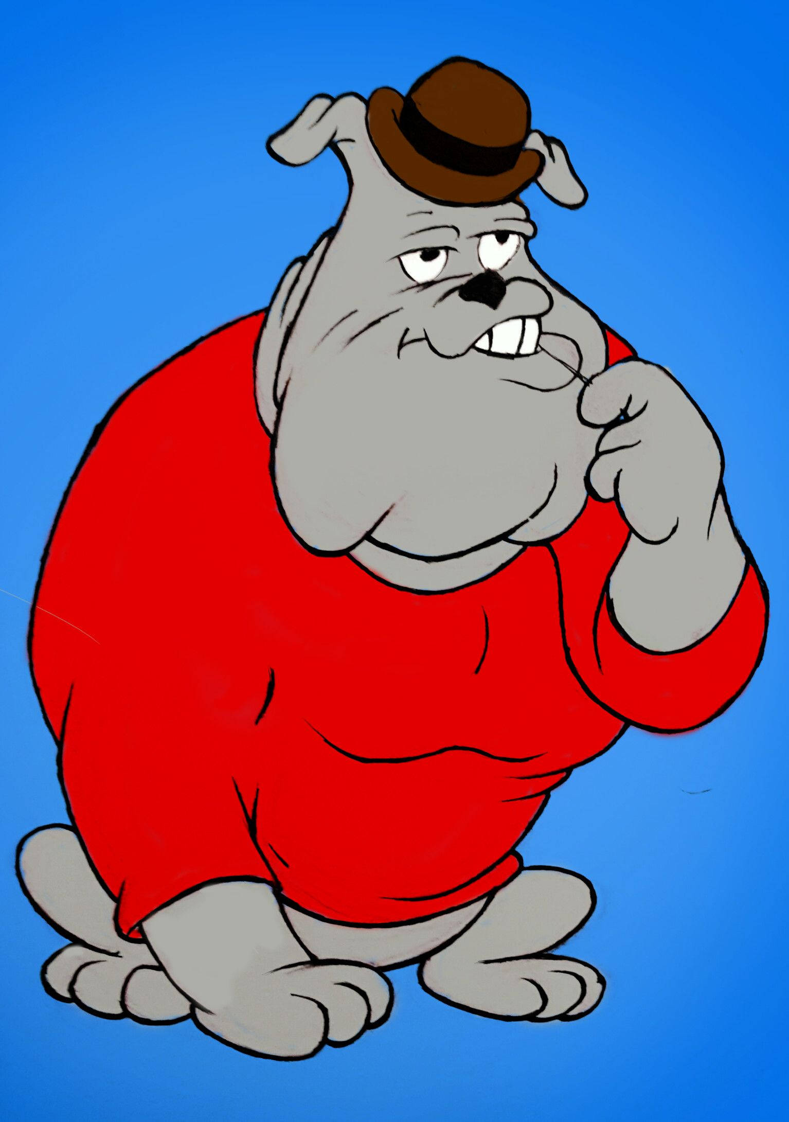 Foghorn Leghorn die lieflike spotprent haan Muurpapier