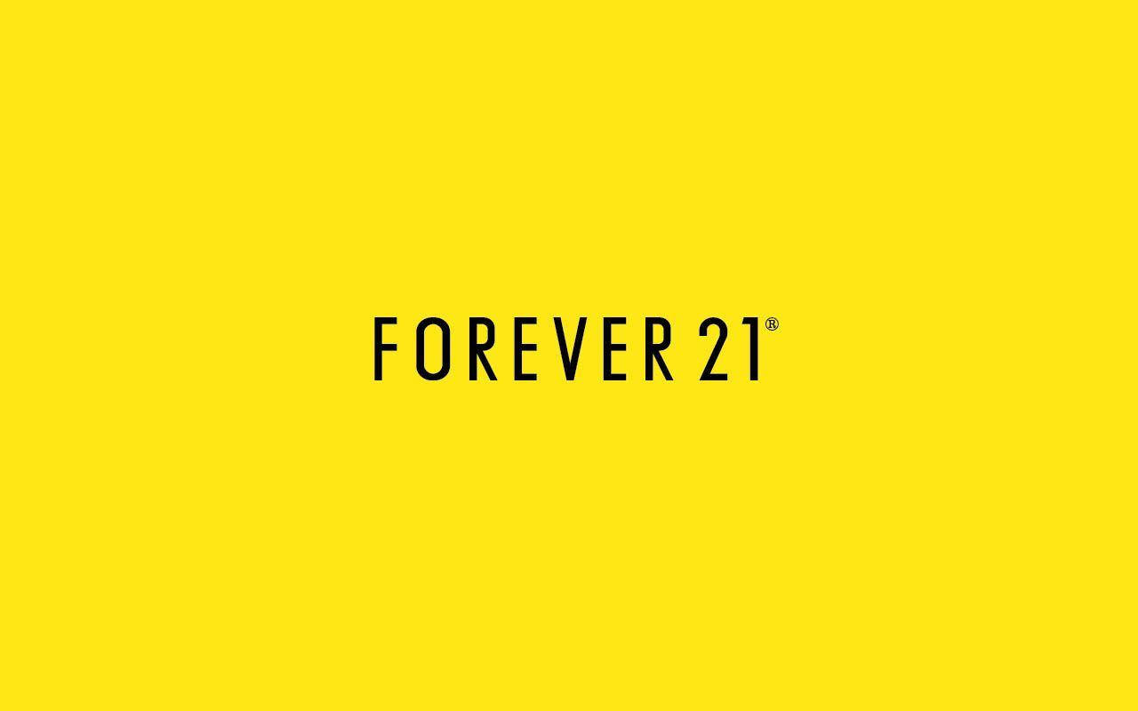 Forever 21 Modehandelsmerk Logo Muurpapier