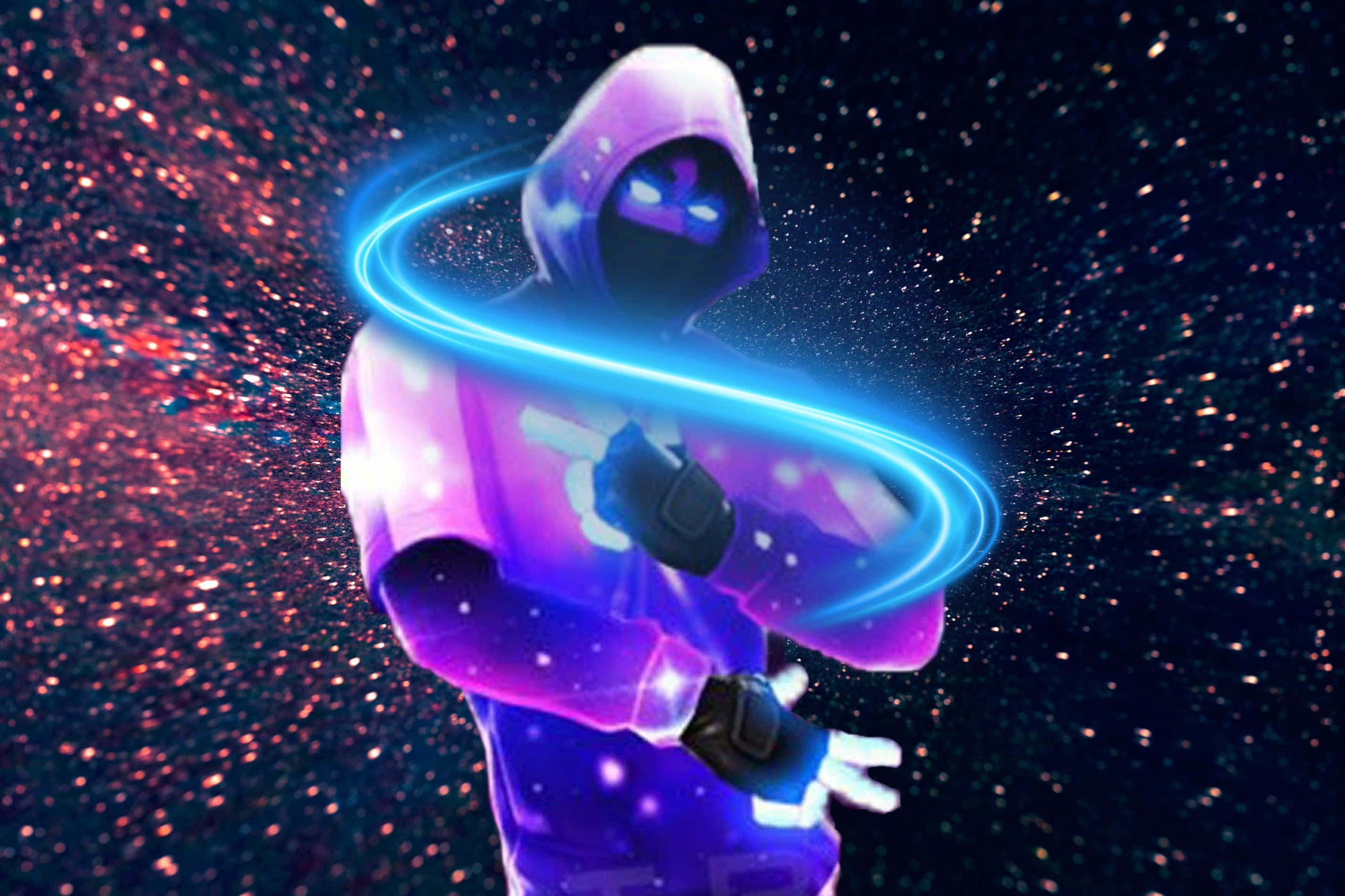 Fortnite Galaxy in 'n Hoodie Muurpapier