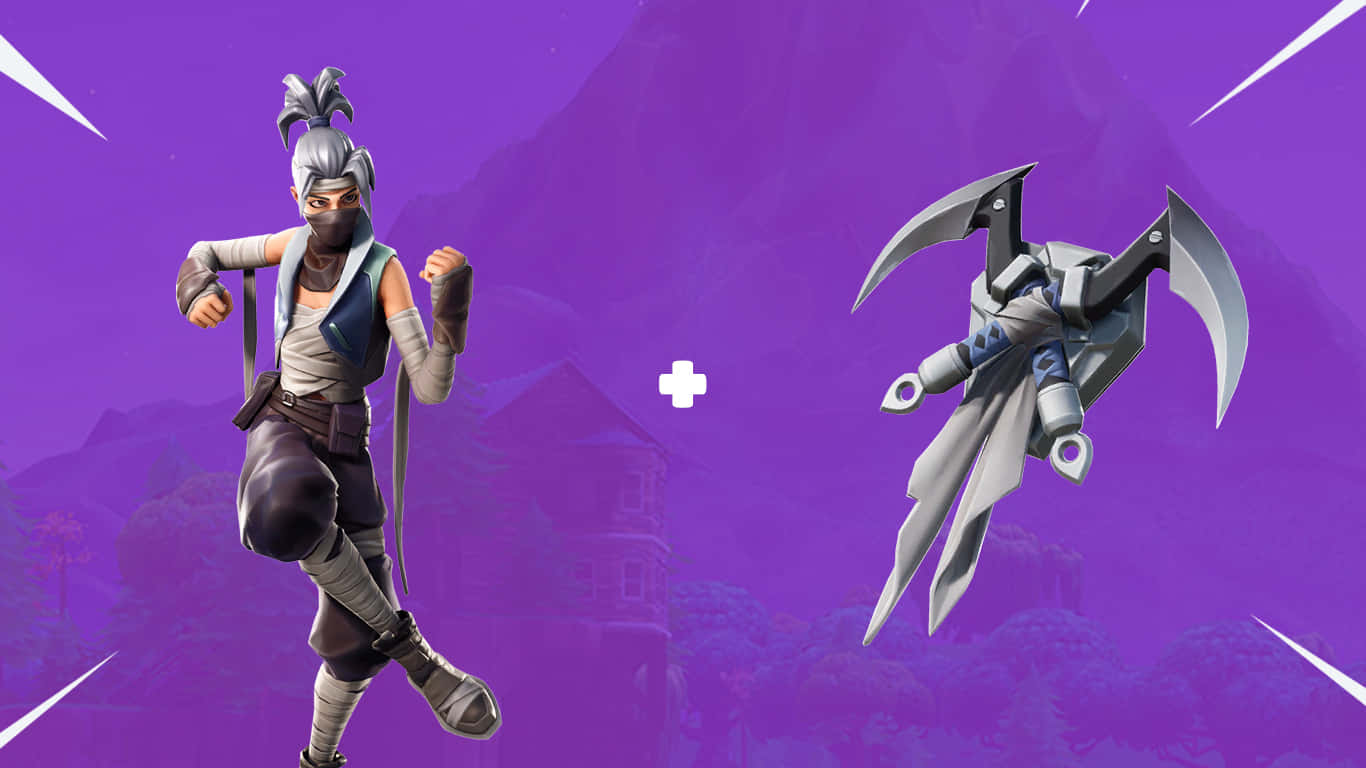 Fortnite Kuno in Pers Muurpapier