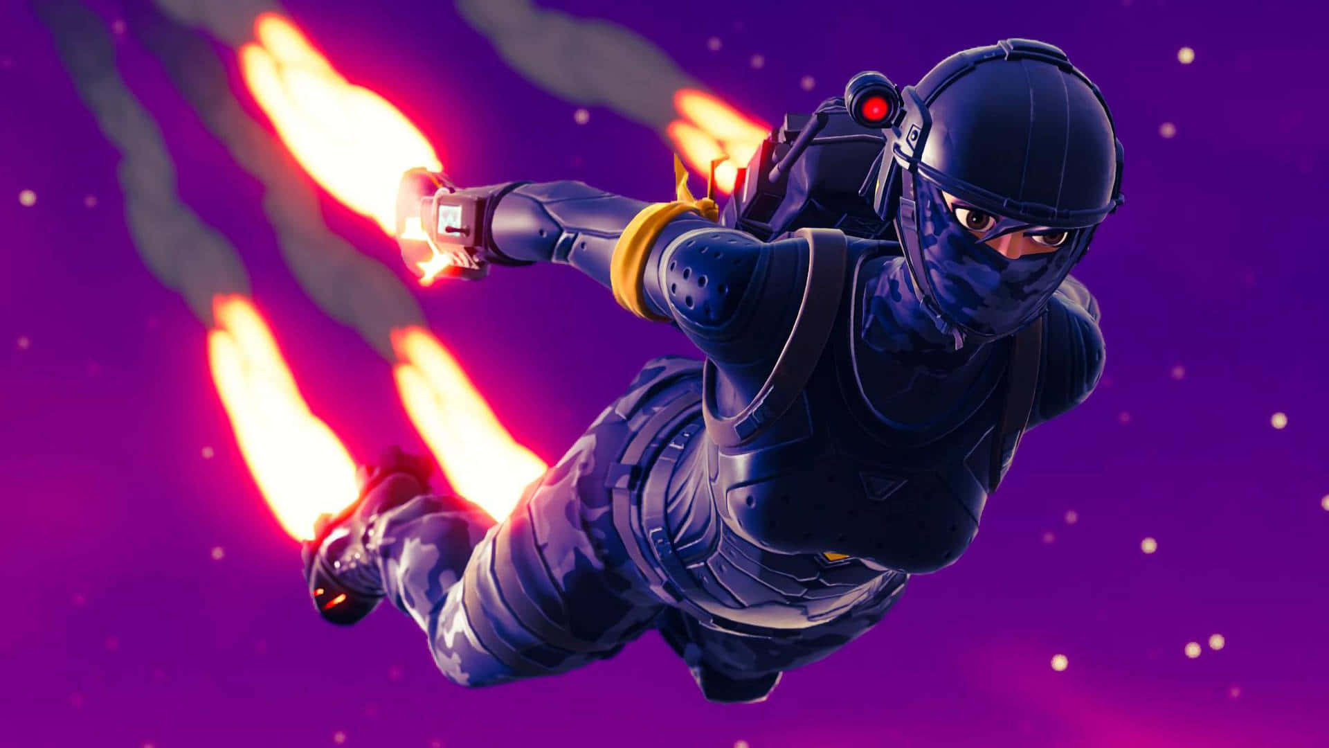 Fortnite Kuno Spring van die Lug af Muurpapier
