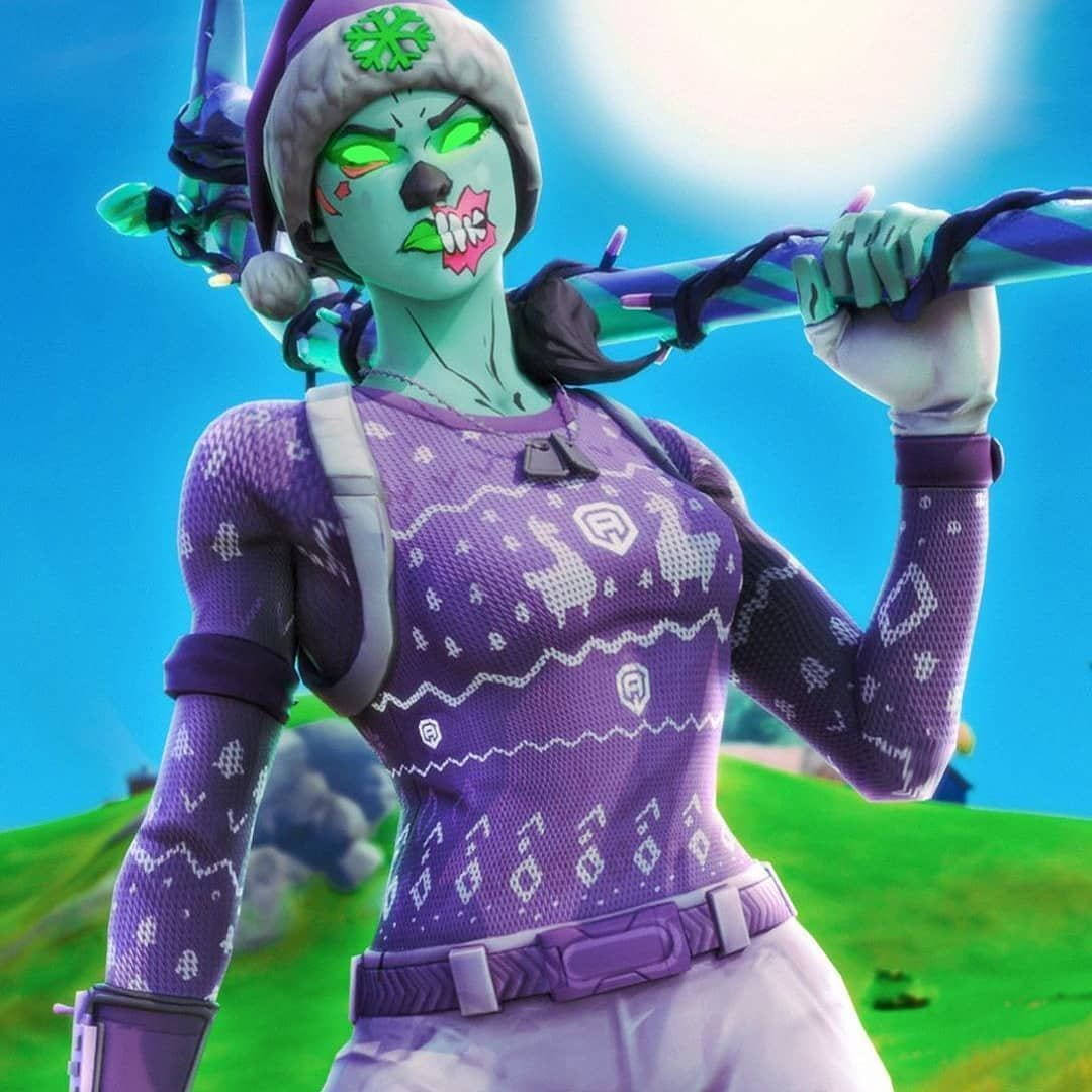 Fortnite PFP Ghoul Trooper Epiese Uitrusting Muurpapier