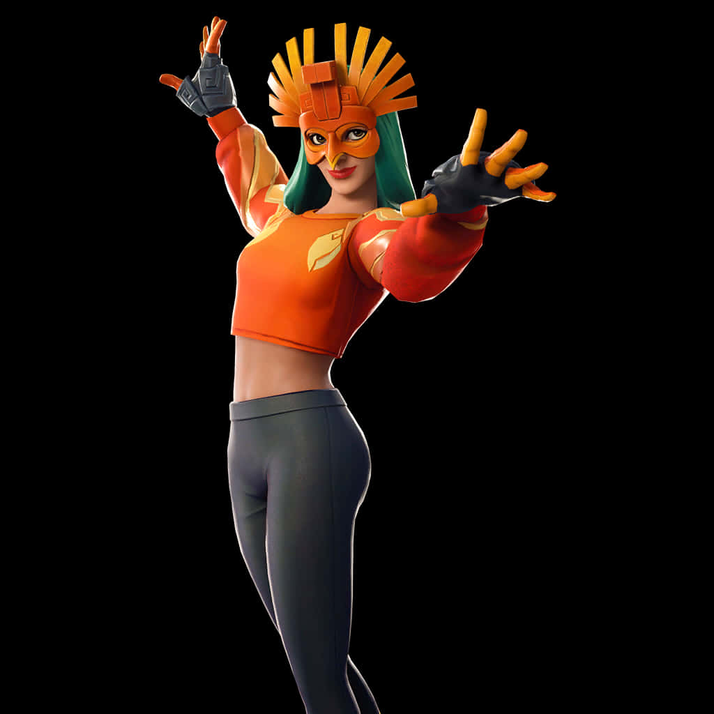 Fortnite Sonnevoël-vel Posisie Muurpapier