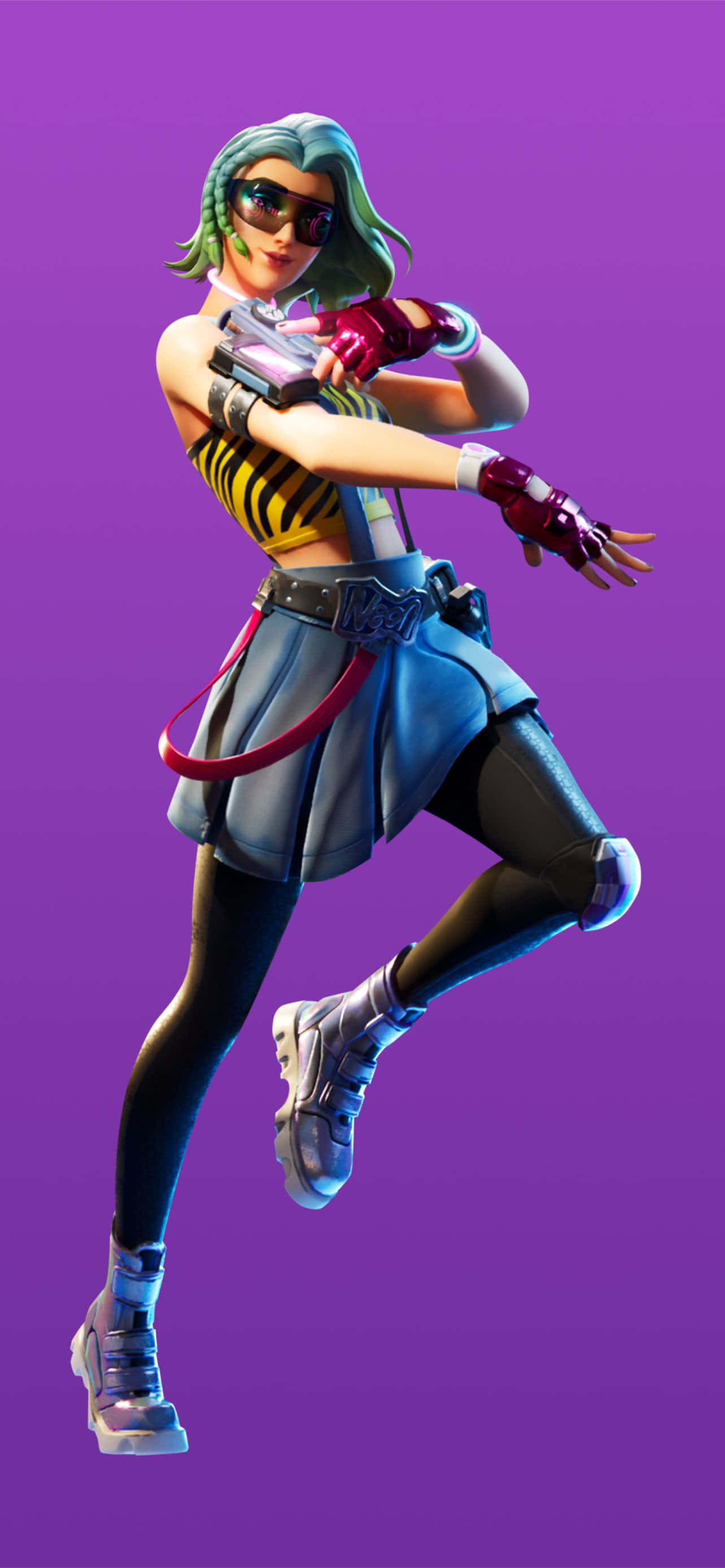 Fortnite-spelers veg om 'n deel van die aksie in Seisoen 4 Hoofstuk 2 Muurpapier