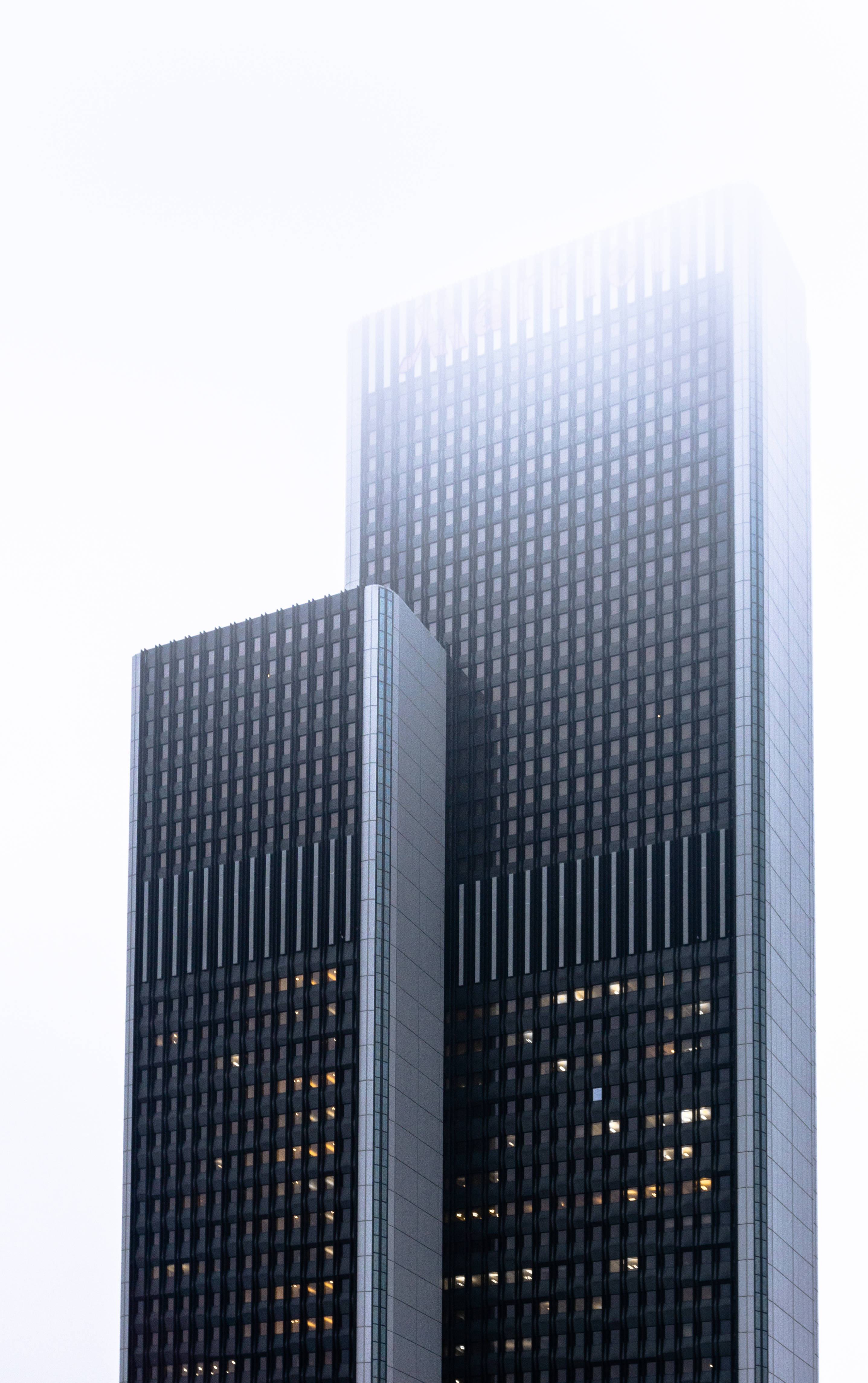 Frankfurt Marriot Hotel Wolkekrabber Muurpapier