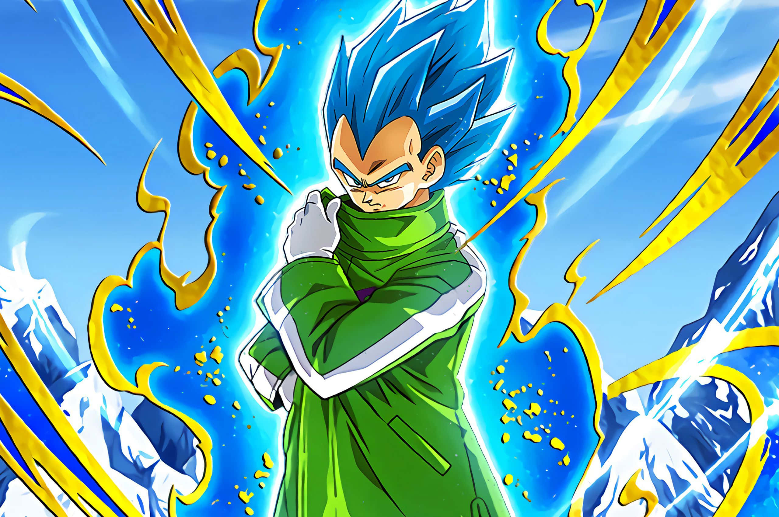 Freeza bring Broly om teen Goku en Vegeta te veg in Dragon Ball Super Broly Muurpapier
