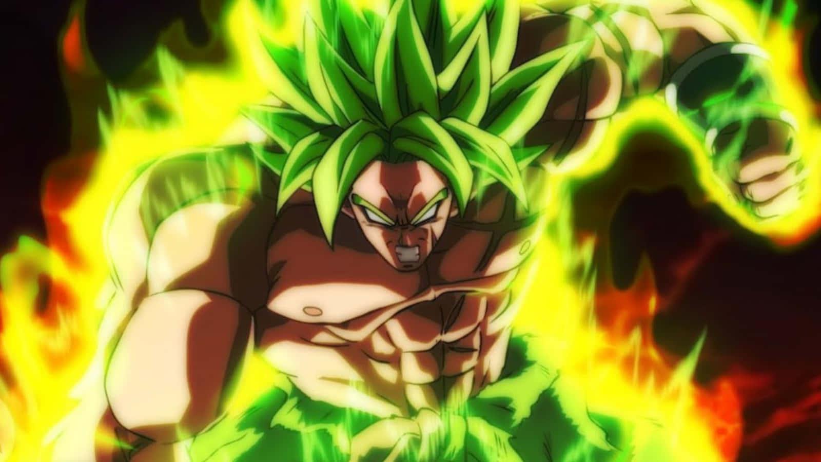 Freeza en Gogeta veg om die heelal te red in Dragon Ball Super Broly. Muurpapier