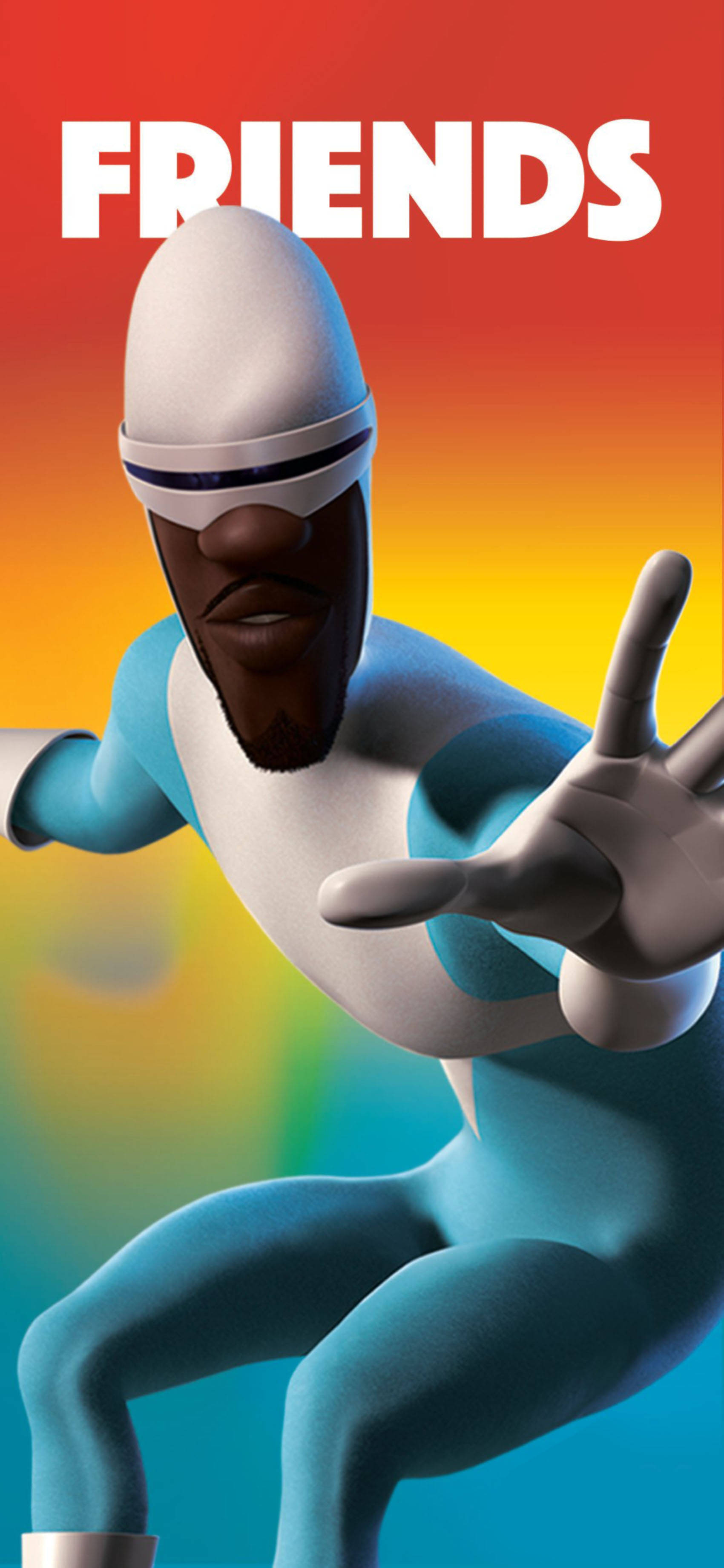 Frozone Kleurvolle Grafika Muurpapier