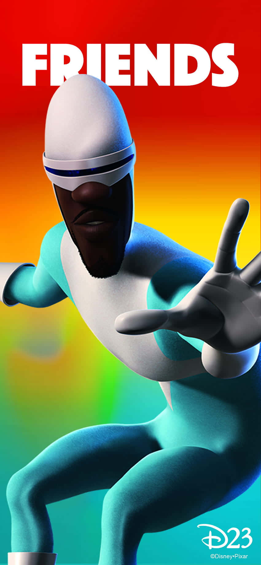 Frozone Oulik Passende Beste Vriend Tuis Skerm Idee Muurpapier
