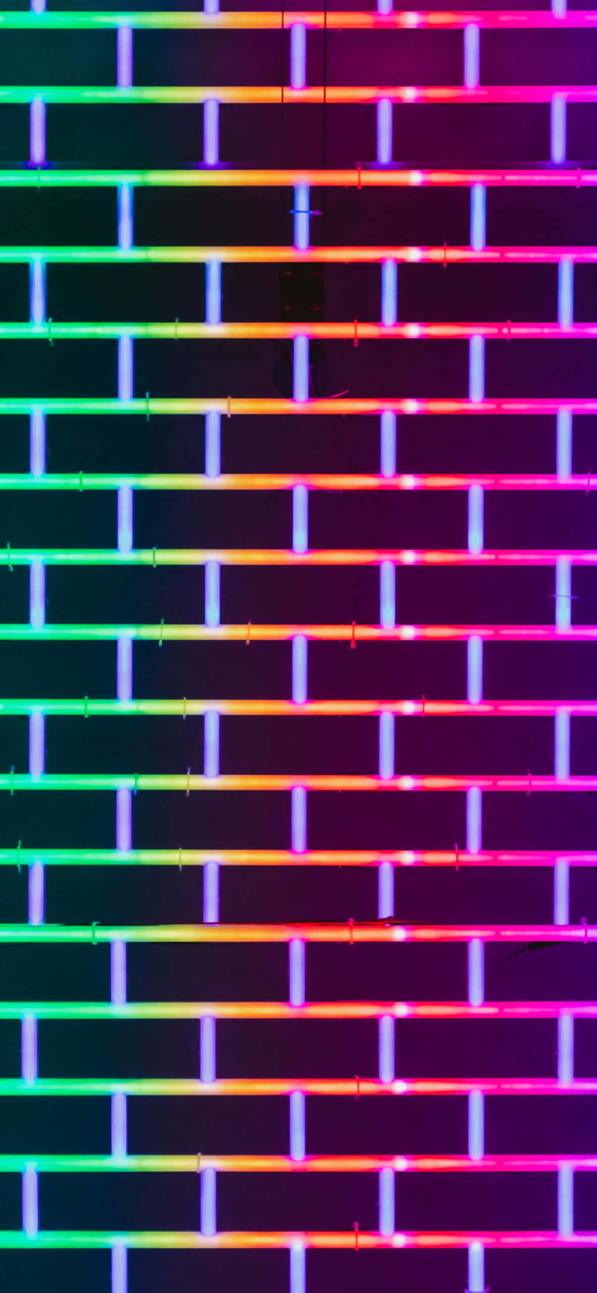 "Futuristiese Neon Droomlandskap" Muurpapier