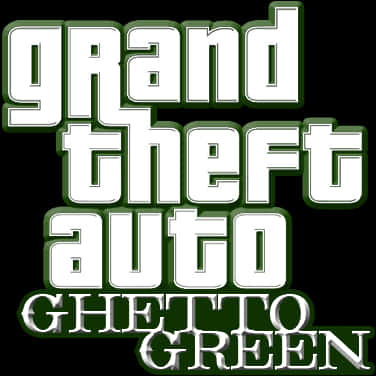 G T A Ghetto Green-logo Muurpapier