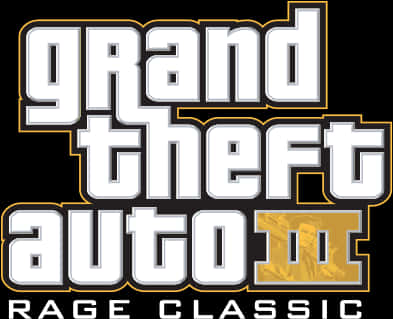 G T A I I I Klassieke Logo Muurpapier