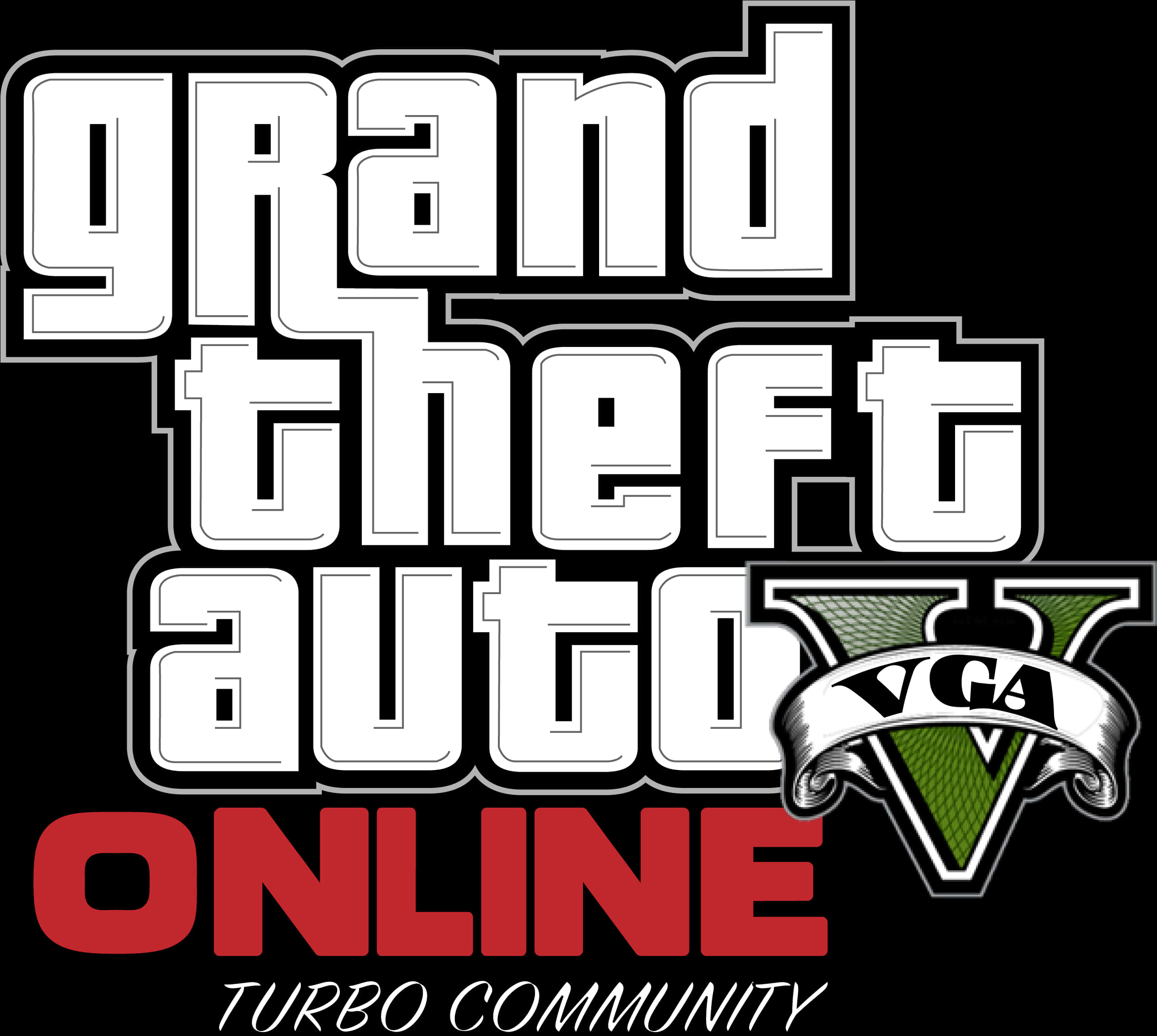 G T A Online Turbo Gemeenskapslogo Muurpapier