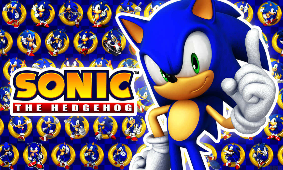 Gaan Sonic! Muurpapier