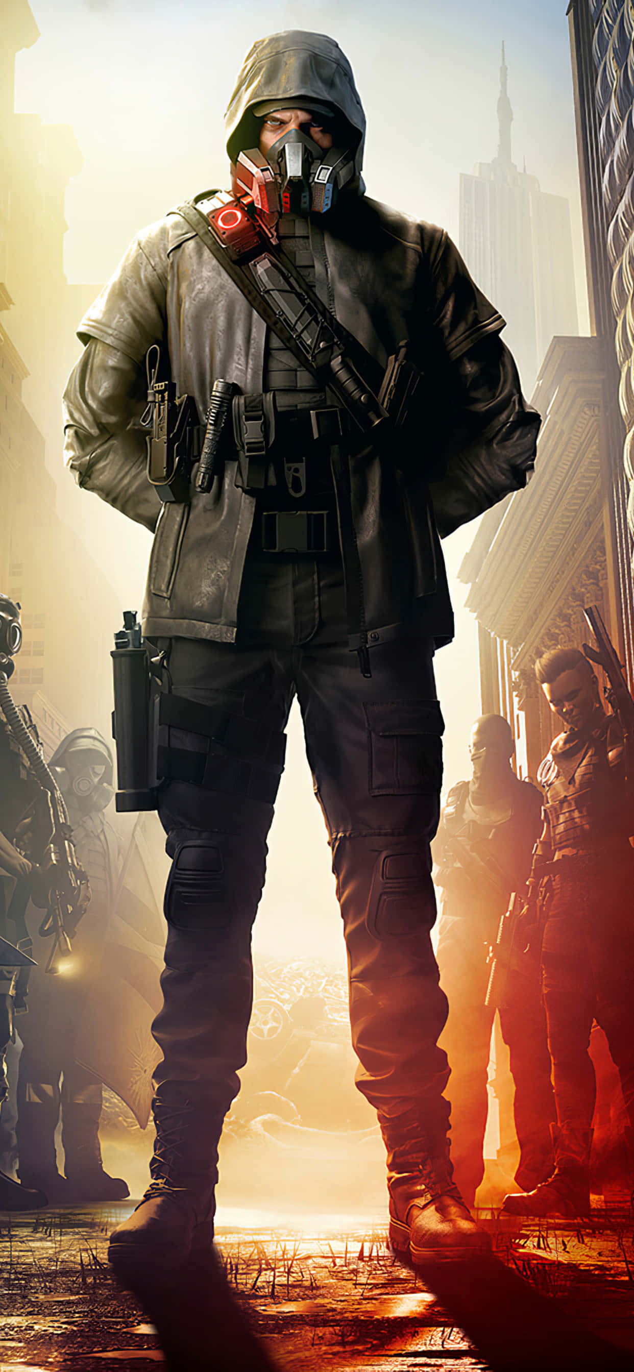Gaan Uit & Speel: Verbeter Jou Speletjie-ervaring Met The Division op iPhone XS Max Muurpapier