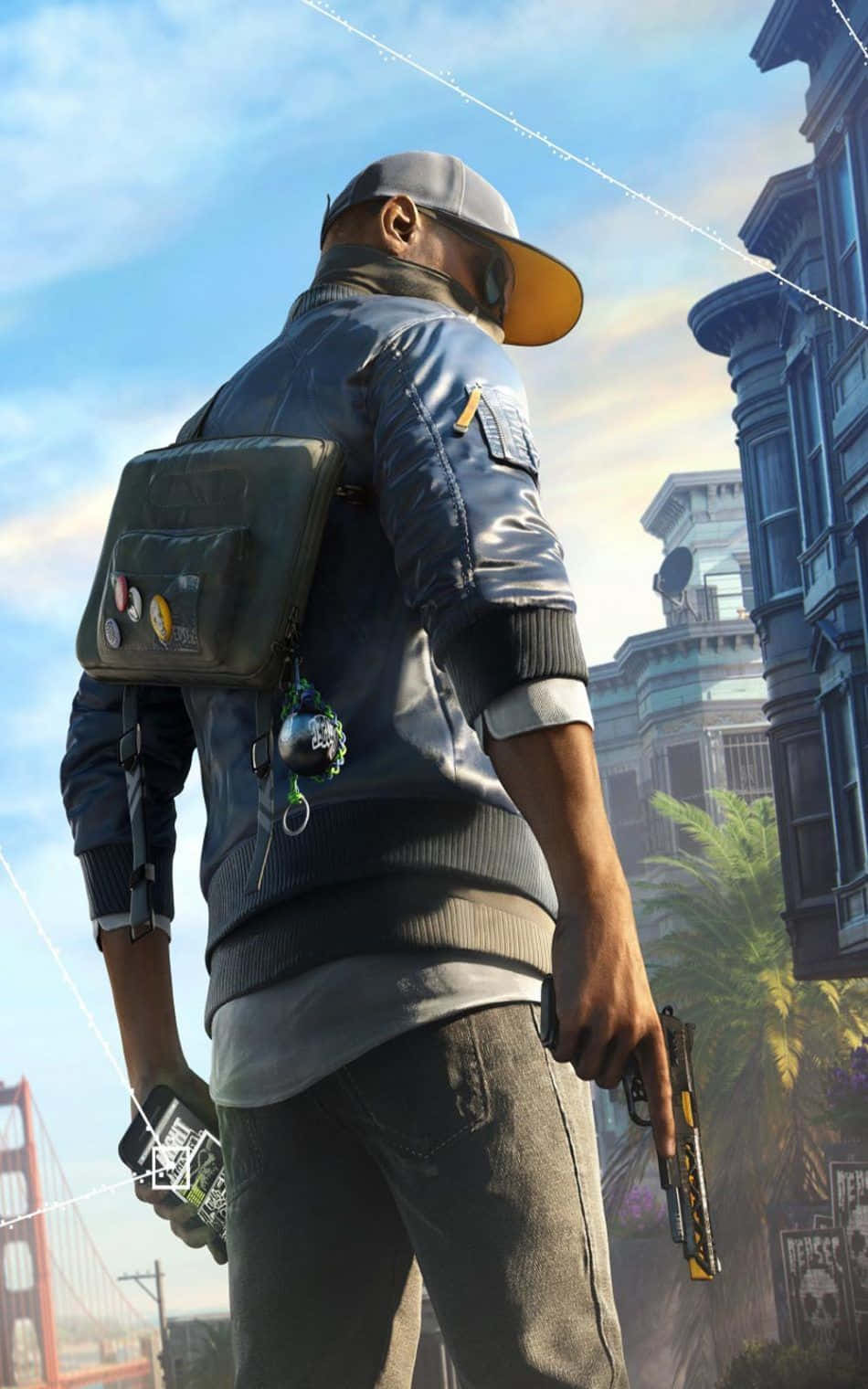 Gaan Verder as Toesig met Watch Dogs op iPhone Muurpapier