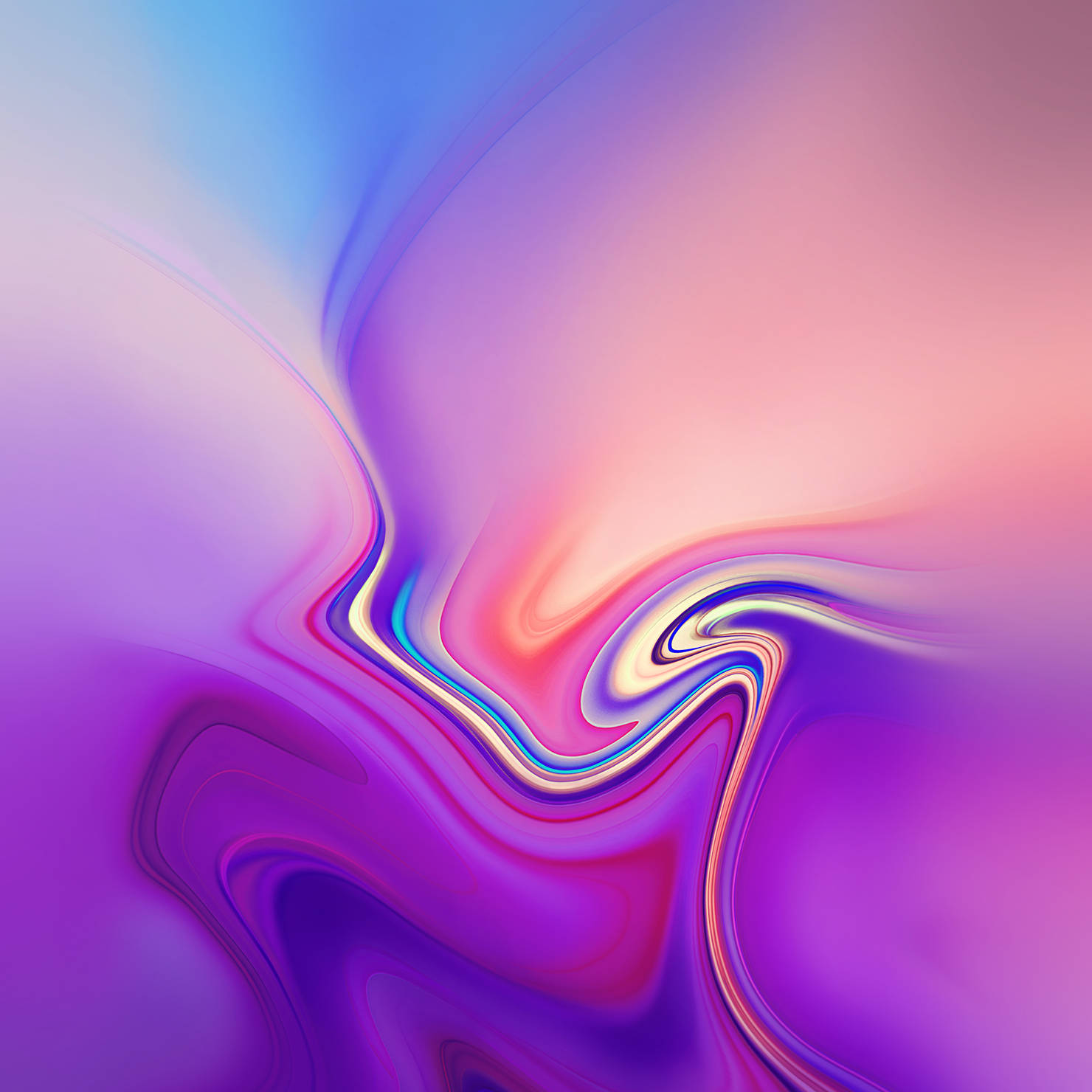 Galaxy S10 Kleurryke Abstract Muurpapier