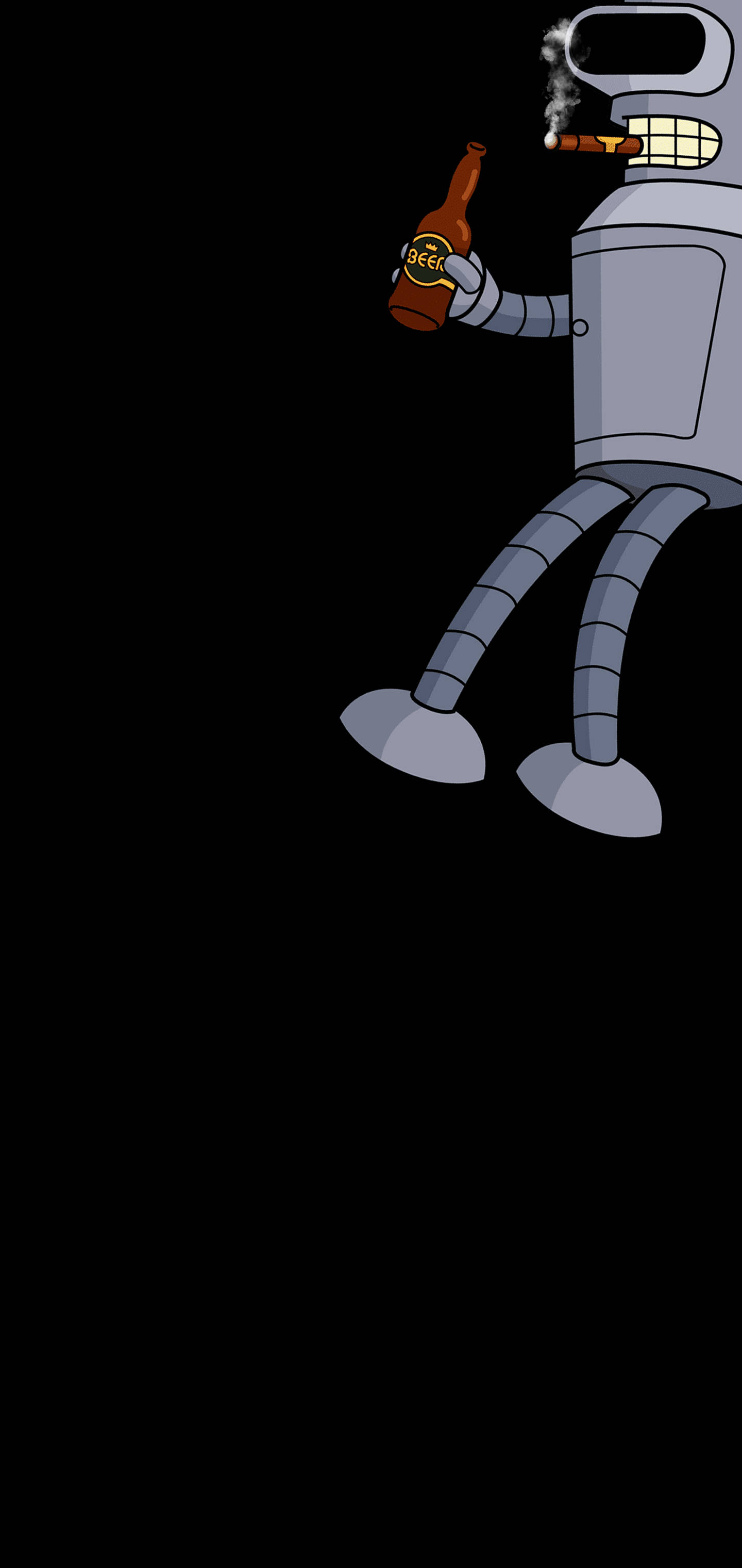 Galaxy S10 Plus Bender Fan Kuns Muurpapier