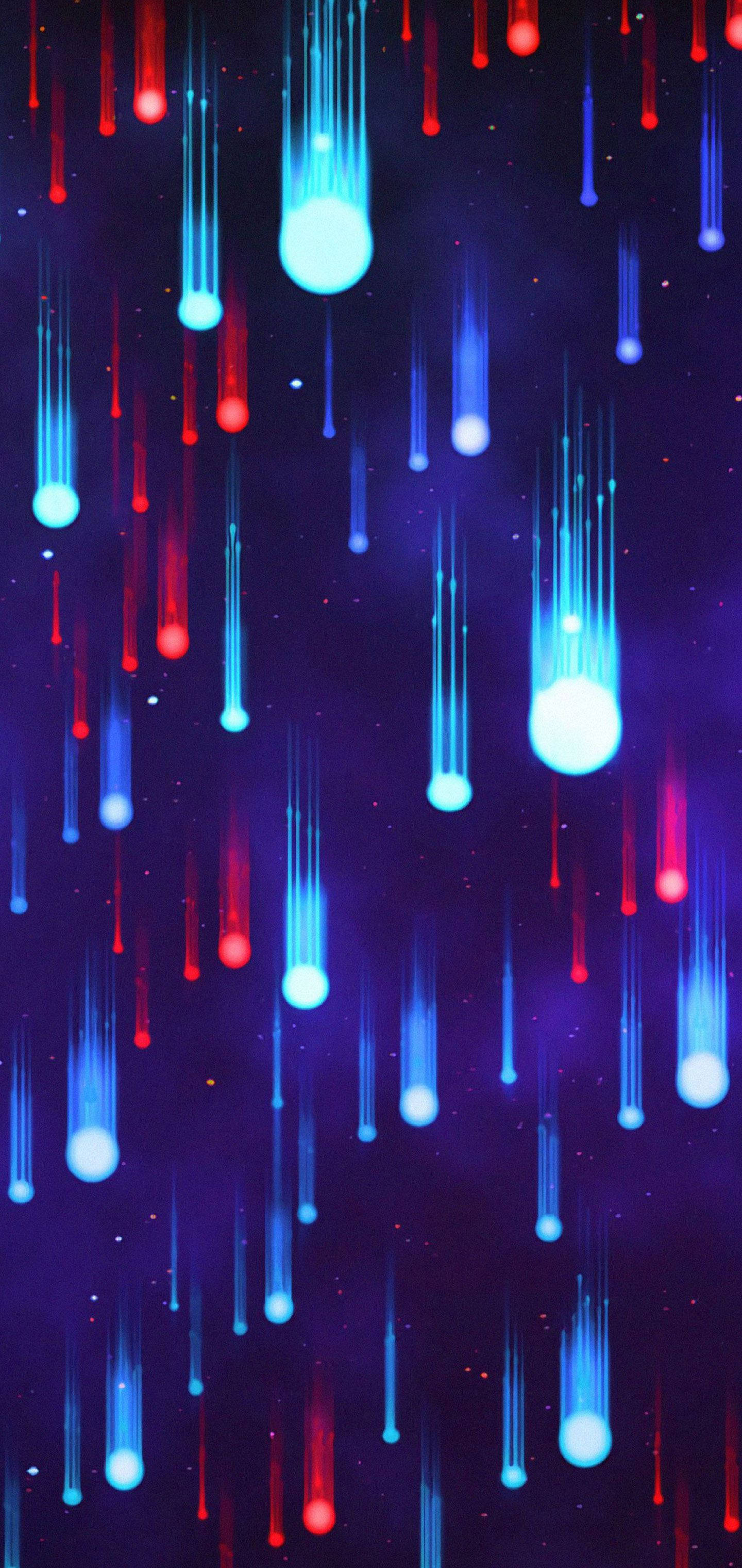 Galaxy S10 Vallende Bolletjies Muurpapier