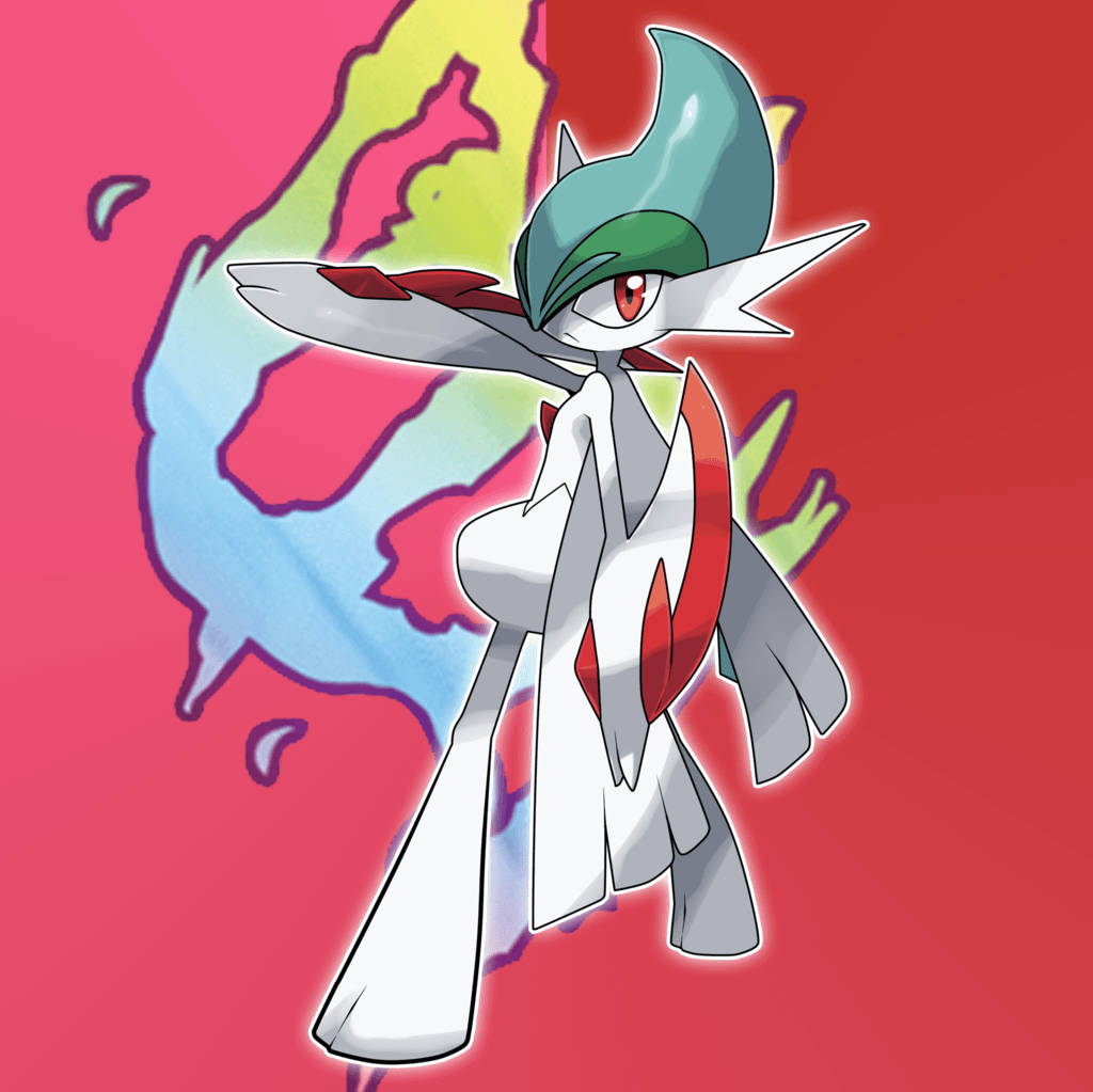 Gallade Mega Evolusie Muurpapier