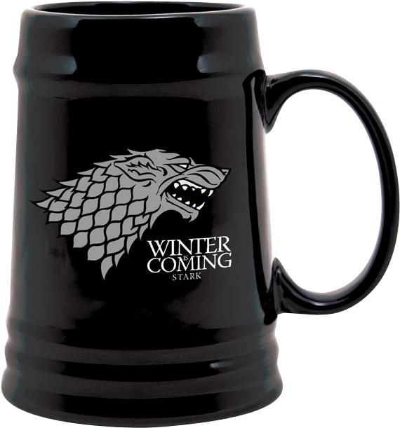 Game of Thrones Stark-wapenbeker Muurpapier
