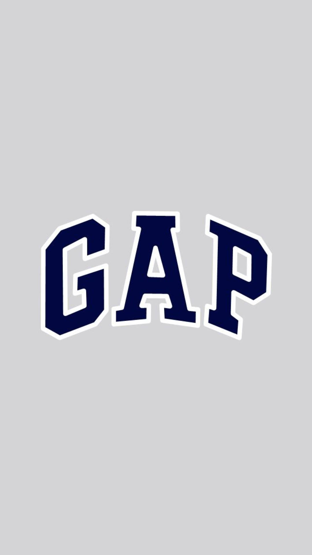Gap Lettering Logo Muurpapier