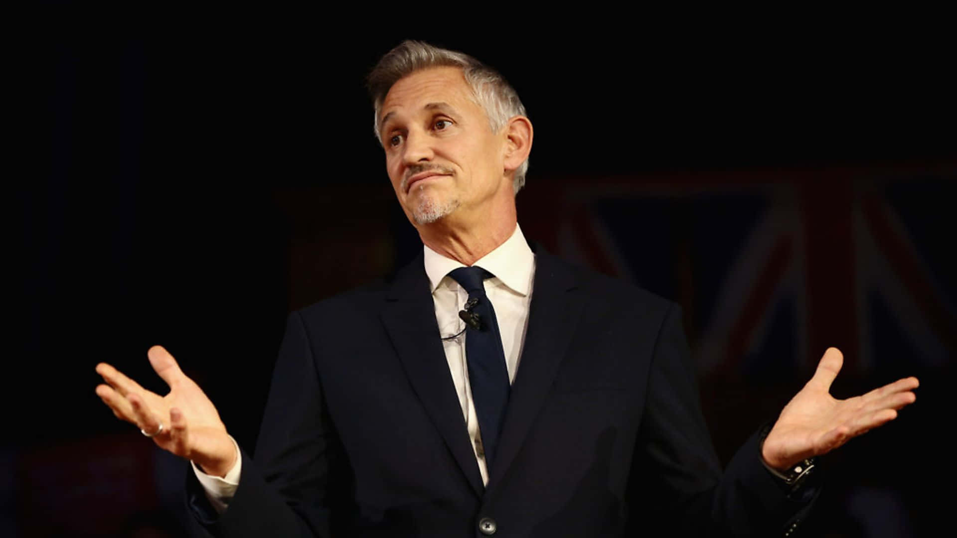 Gary Lineker as `n Spreker Muurpapier