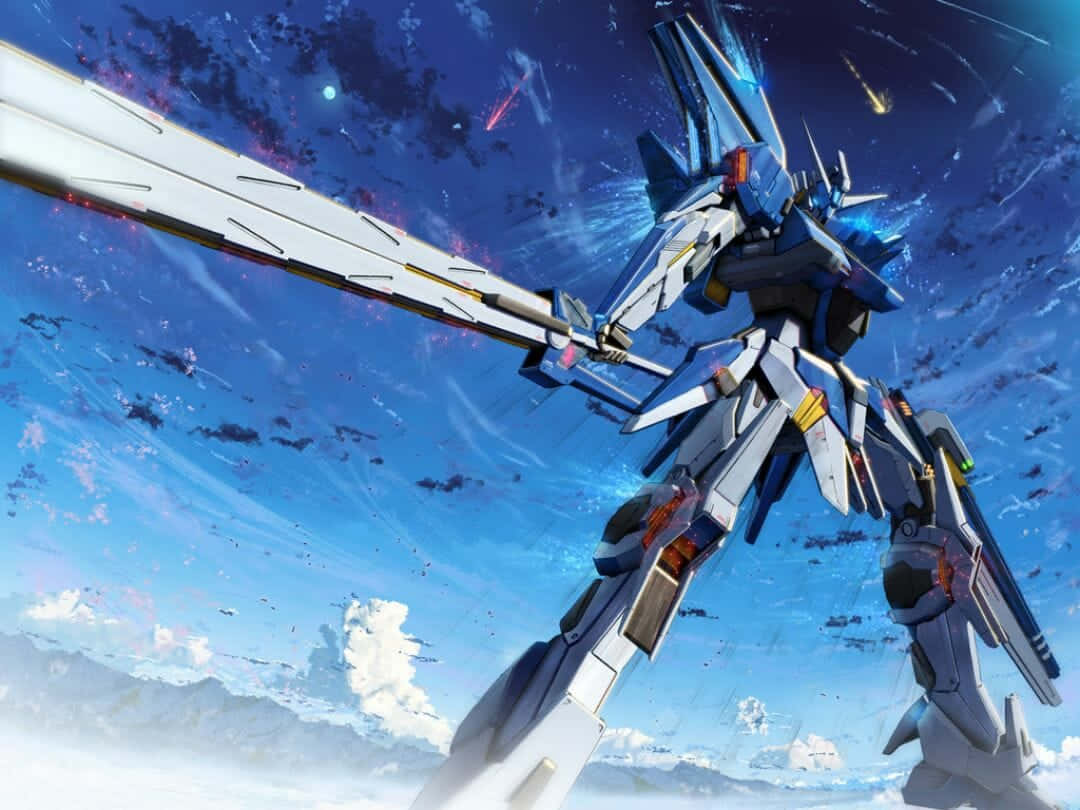 GAT-X105 Strike Gundam Lessenaar Muurpapier