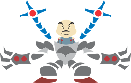 Geanimeerde Dokter Octopus Spiderman Skurk Muurpapier
