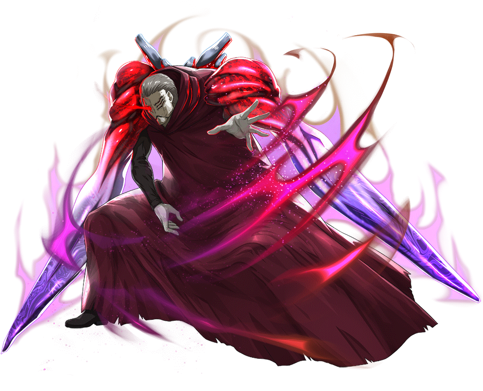 Geanimeerde Samurai-Kryger Energie-aura Muurpapier