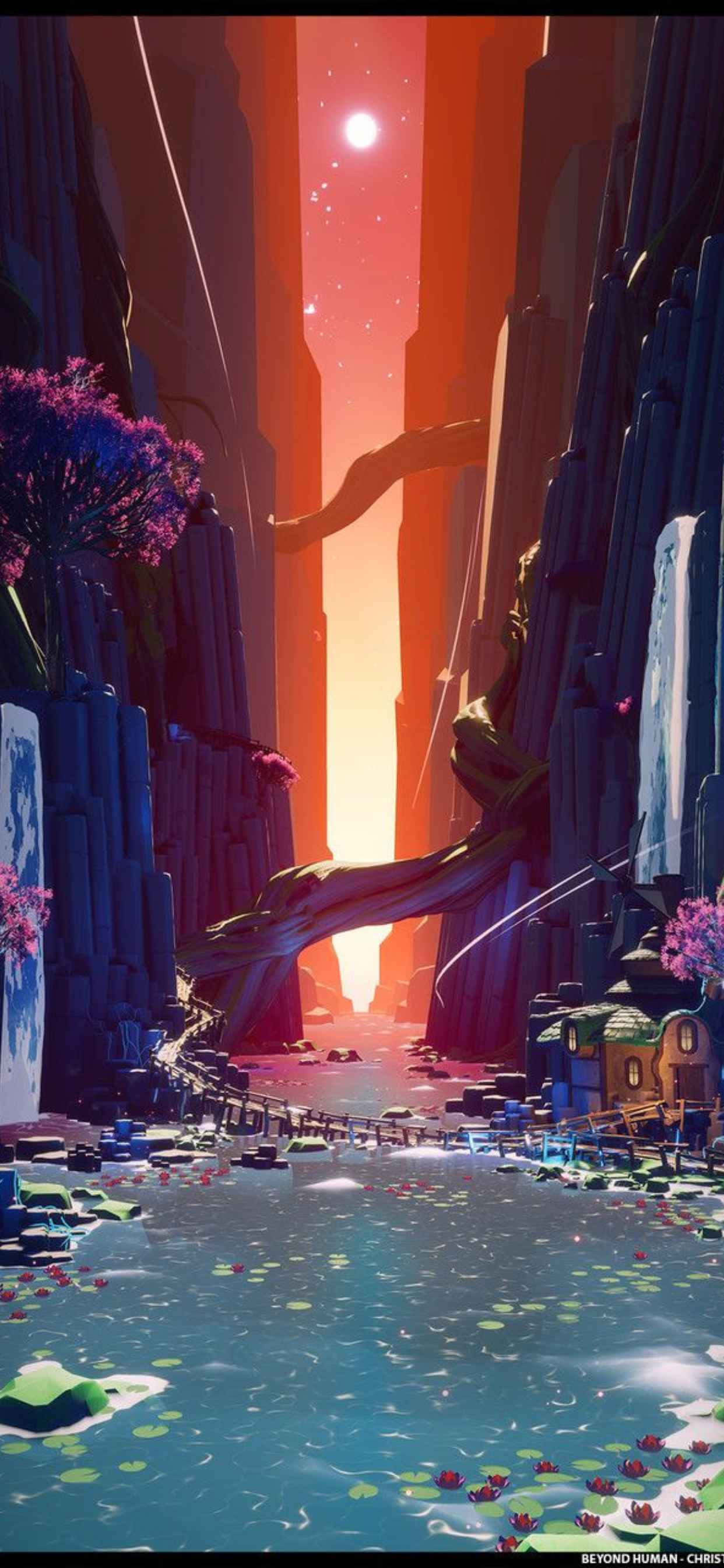 Geanimeerde Strydveld iPhone XS Max Team Fortress 2 Agtergrond Muurpapier