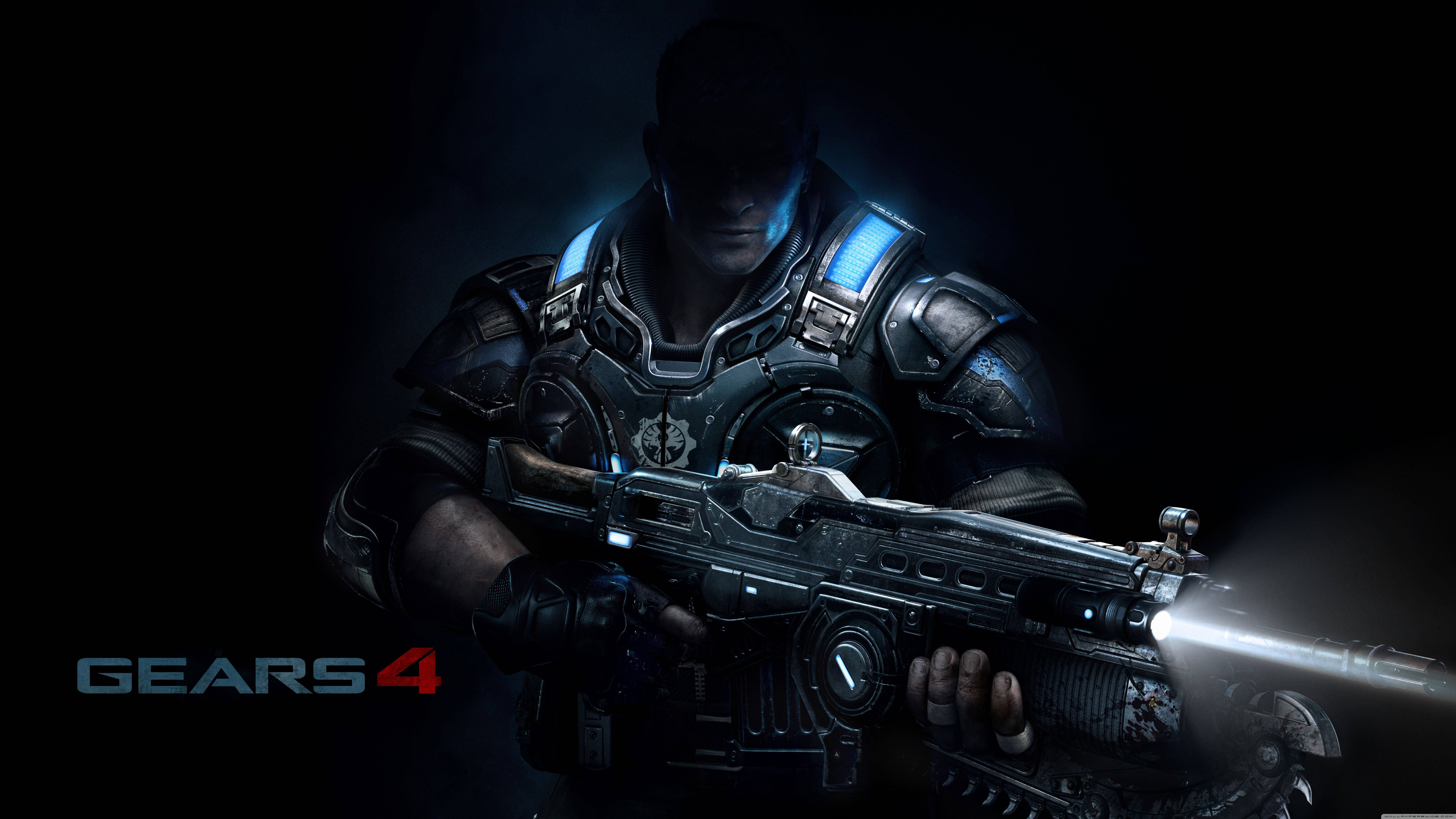 Gears 4 8K Speletjies Muurpapier