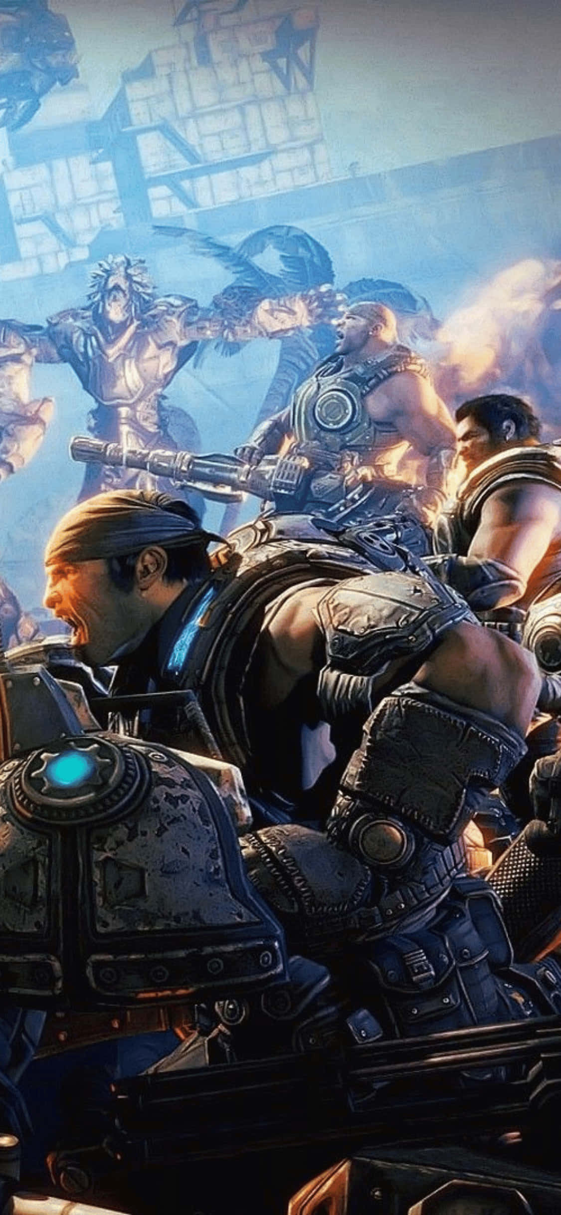gears of war 3 skermkiekie Muurpapier