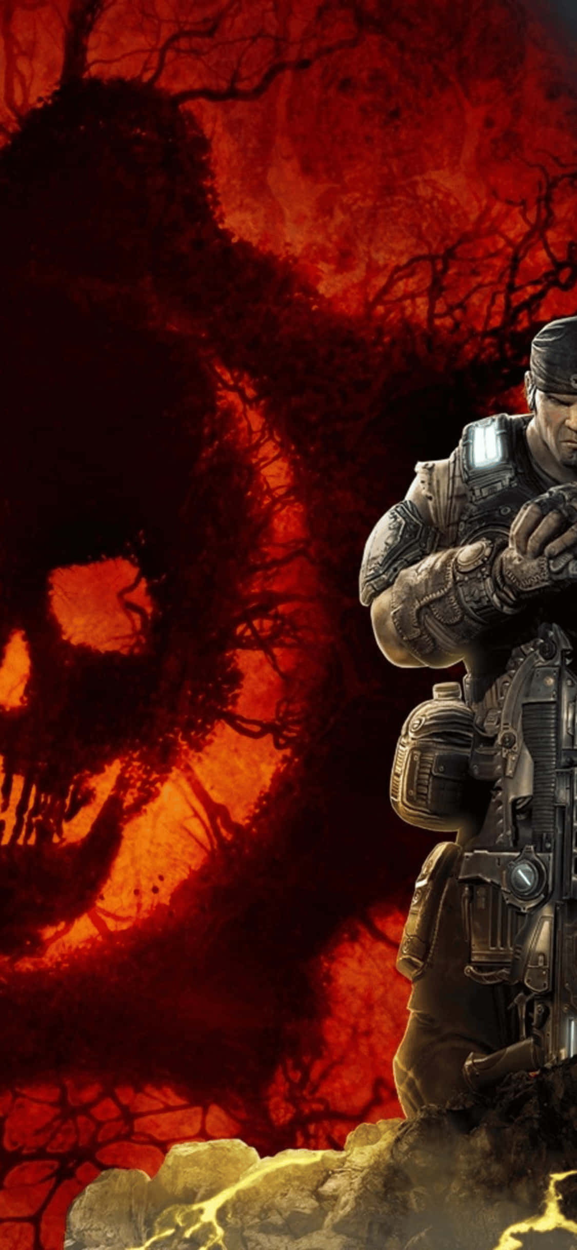 gears of war muurpapier