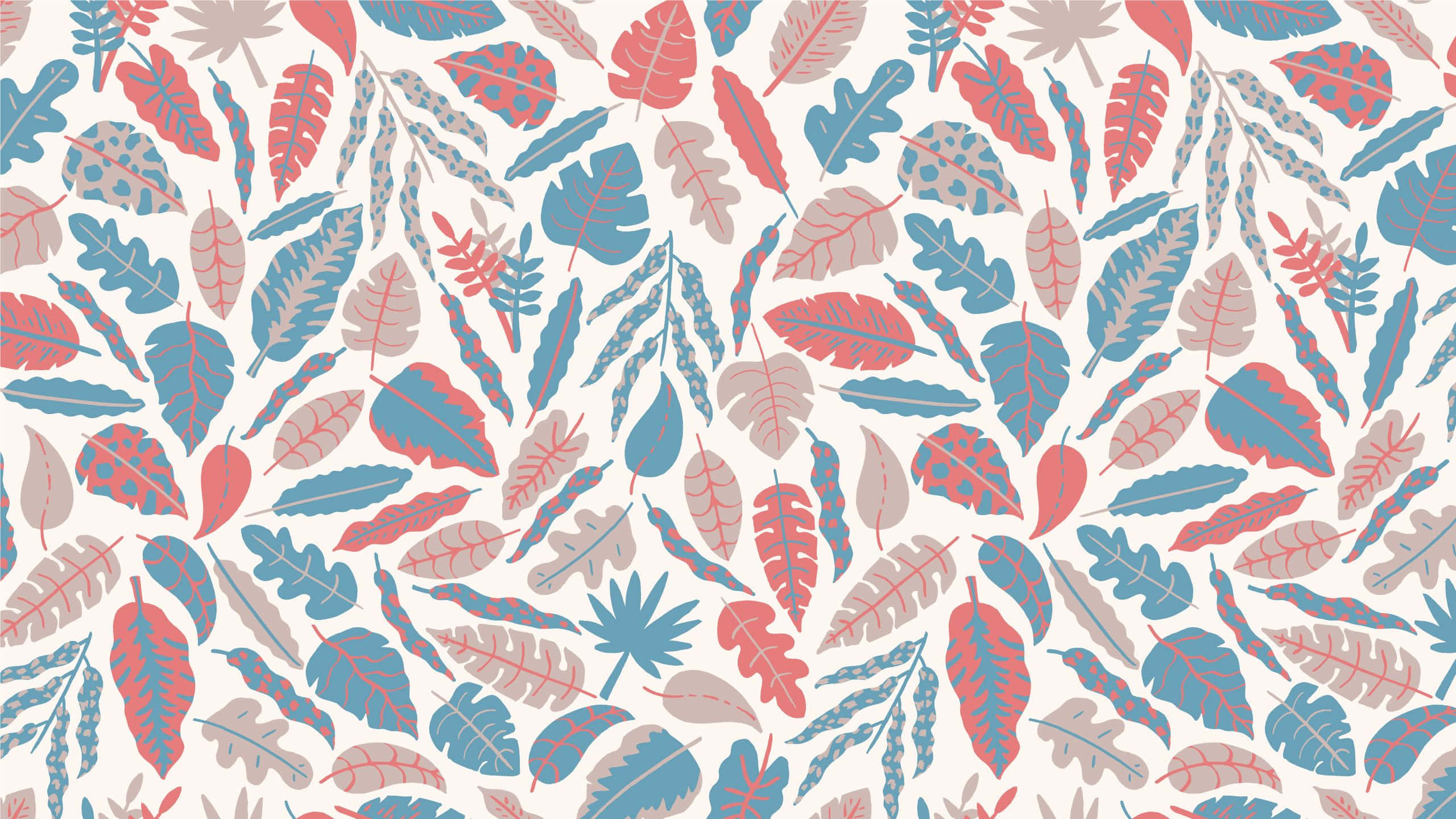 Gekleurde Blare Boho Mac Muurpapier