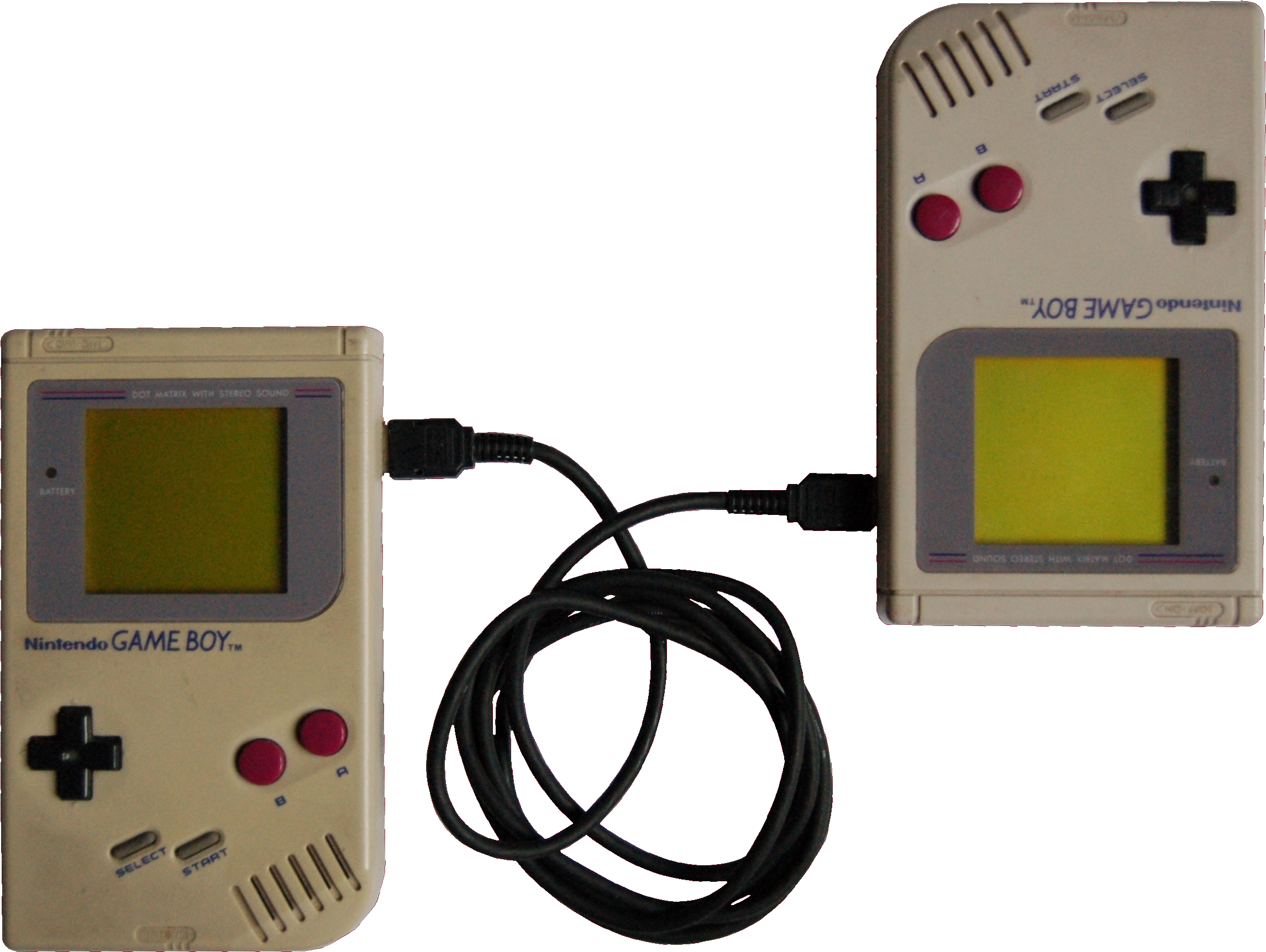 Gekoppelde Oorspronklike Game Boys Muurpapier