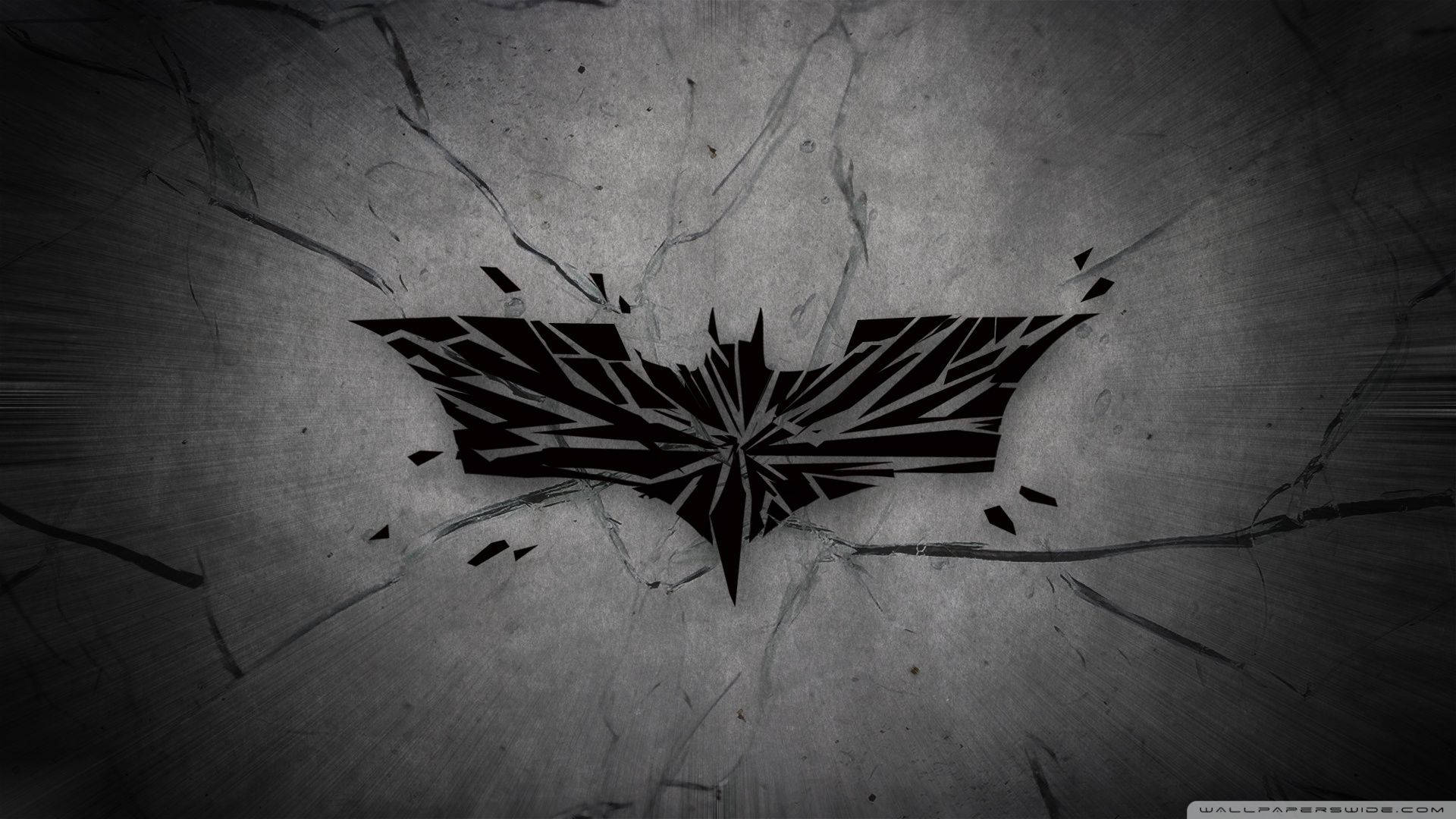 Gekraakte Batman logo agtergrond