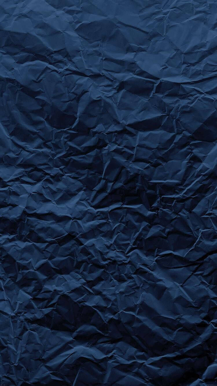 Gekreukelde Papier Esteties Donkerblou HD Muurpapier