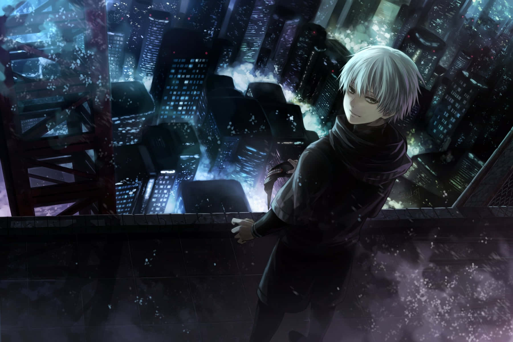 Gekwel deur die Samelewing – Tokyo Ghoul Muurpapier