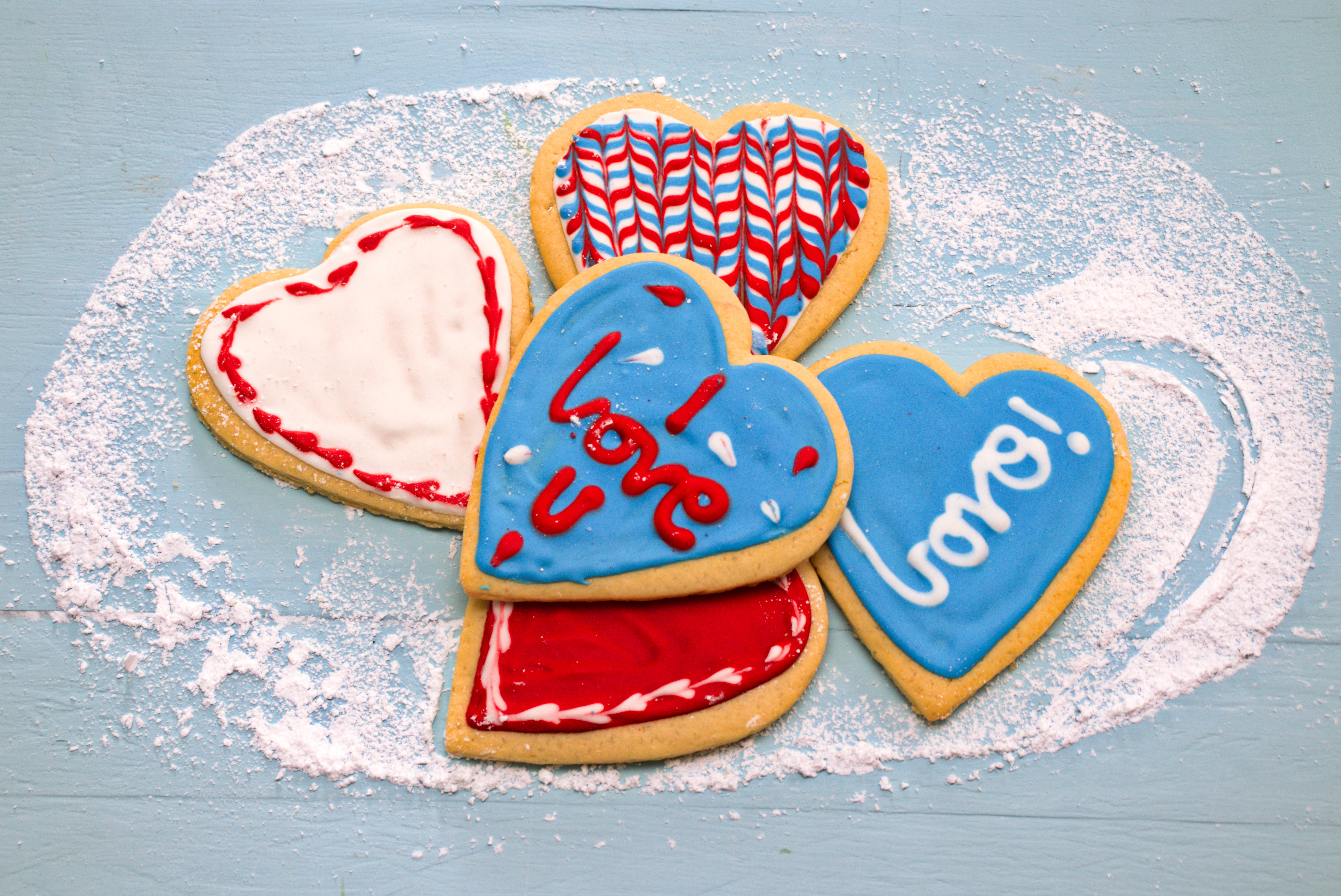Gemmerkoek Hartkoekies Muurpapier