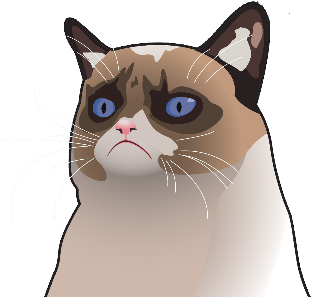Gemoedelike_ Kat_ Spotprent_ Uitdrukking.PNG Muurpapier