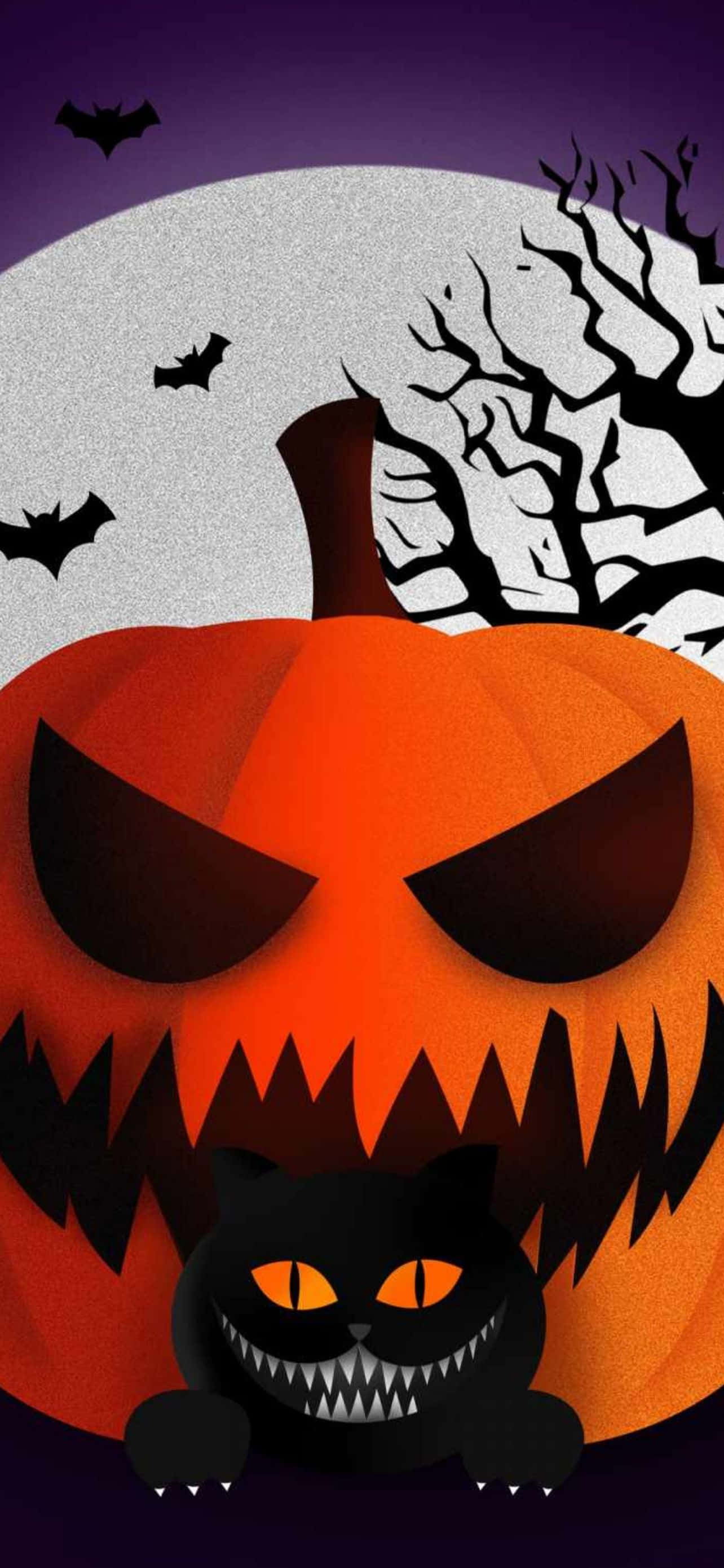 Geniet die grusige wonders van Halloween met hierdie grillerige iPhone-agtergrond! Muurpapier