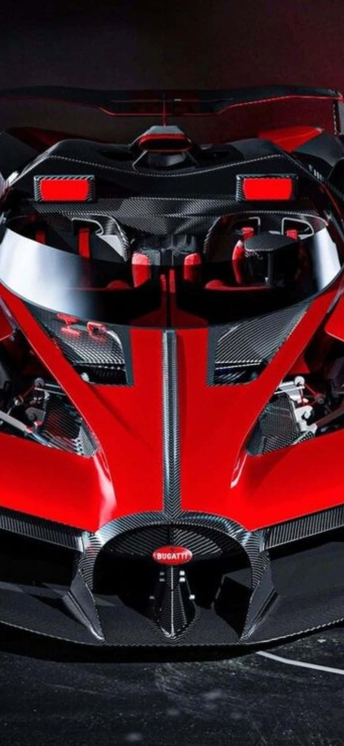 Geniet die Luukse van die Bugatti-gebrande iPhone Xs Muurpapier
