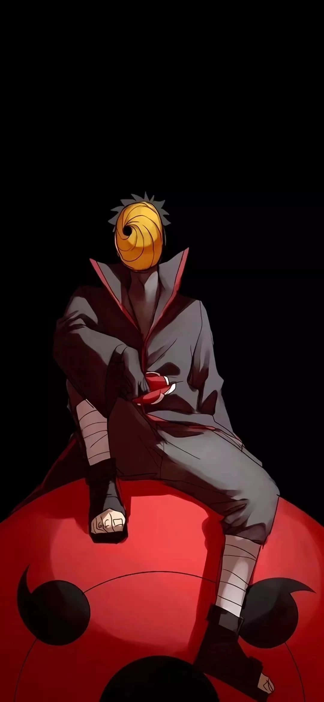 Geniet die mistiese skoonheid van Obito Aesthetic Muurpapier