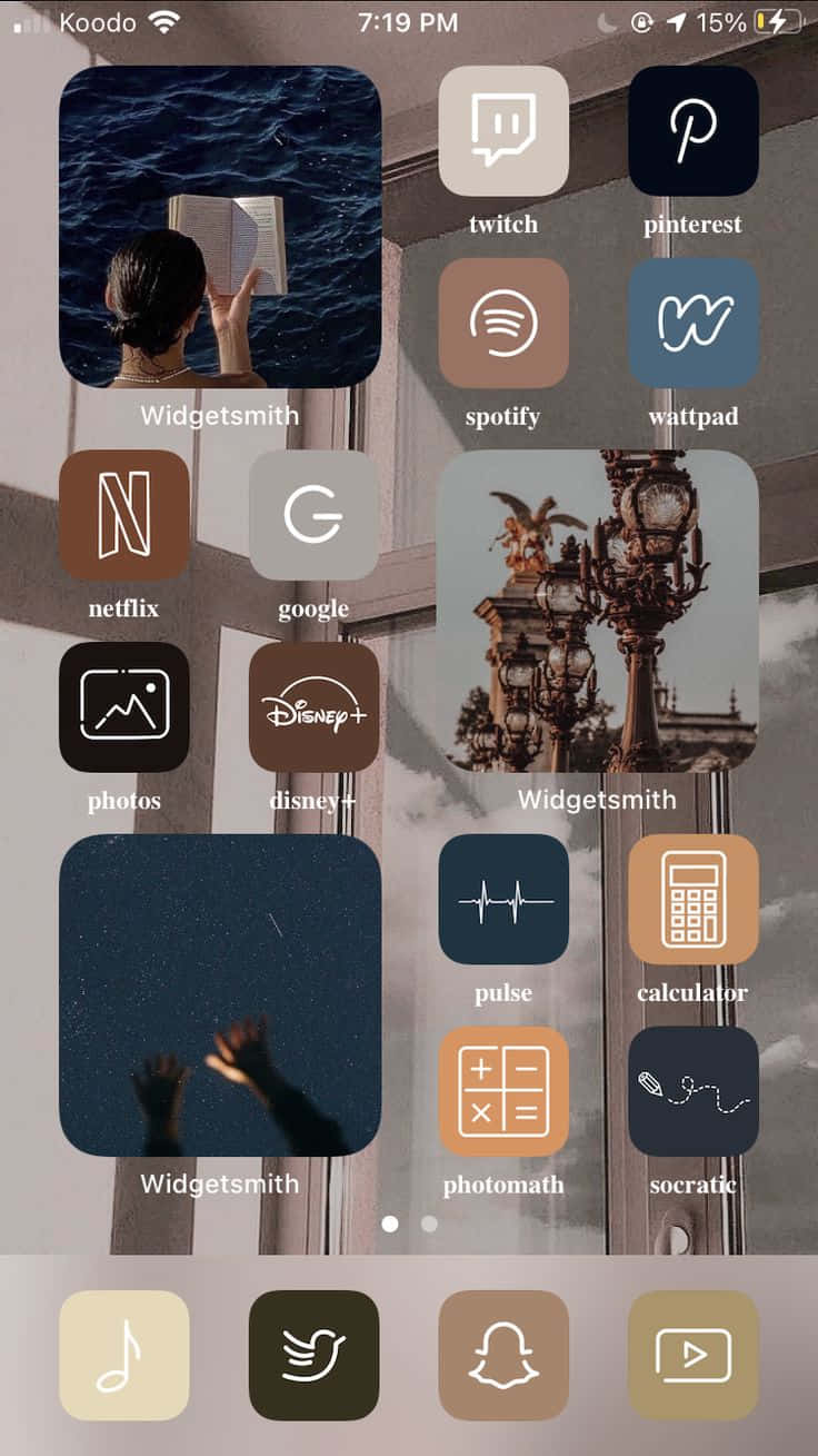 Geniet die pragtige estetika van die iPhone Muurpapier