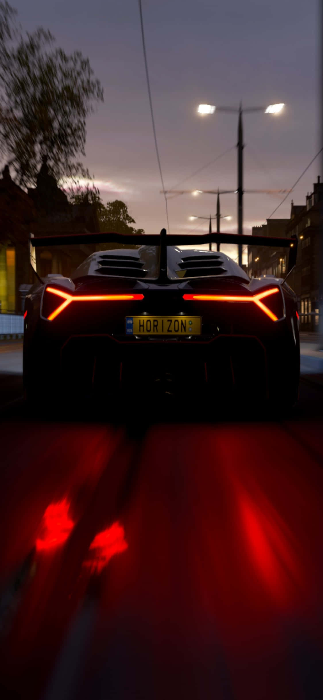 Geniet die Pret en Uiteindelike Resieservaring van Forza Horizon 4 op Jou iPhone Xs Muurpapier