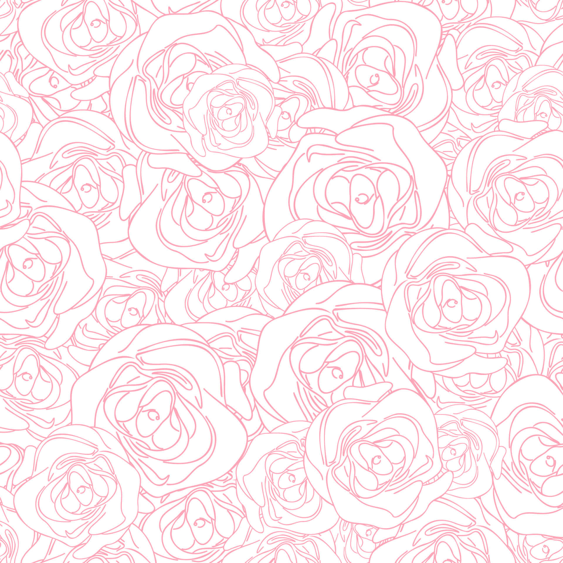 Geniet die skoonheid van 'n lewendige Pienk Blomme-uitstalling Muurpapier